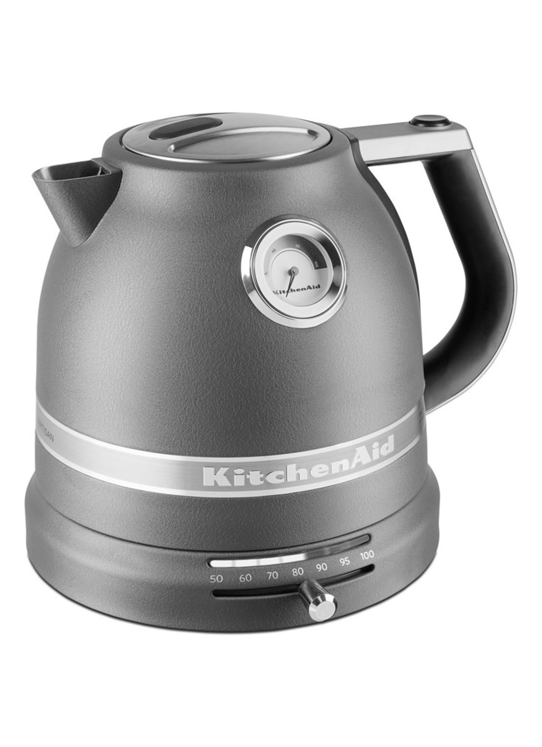 KitchenAid Artisan waterkoker 1,5 liter 5KEK1522 - Imperial Grey - detail 4 grijs