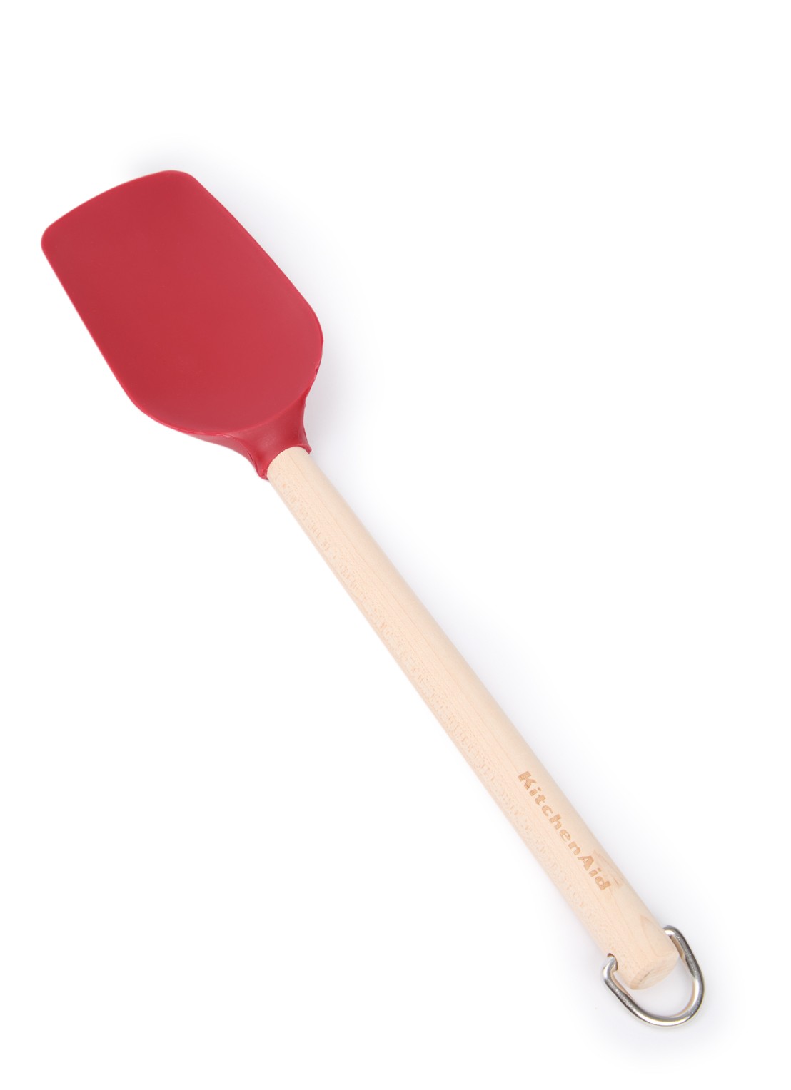KitchenAid Birch Wood lepelspatel 30 cm - voorkant rood