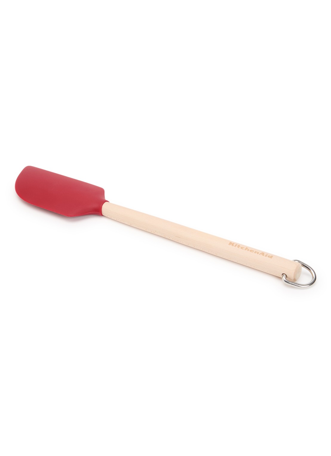 KitchenAid Birch Wood spatel 30 cm - voorkant rood