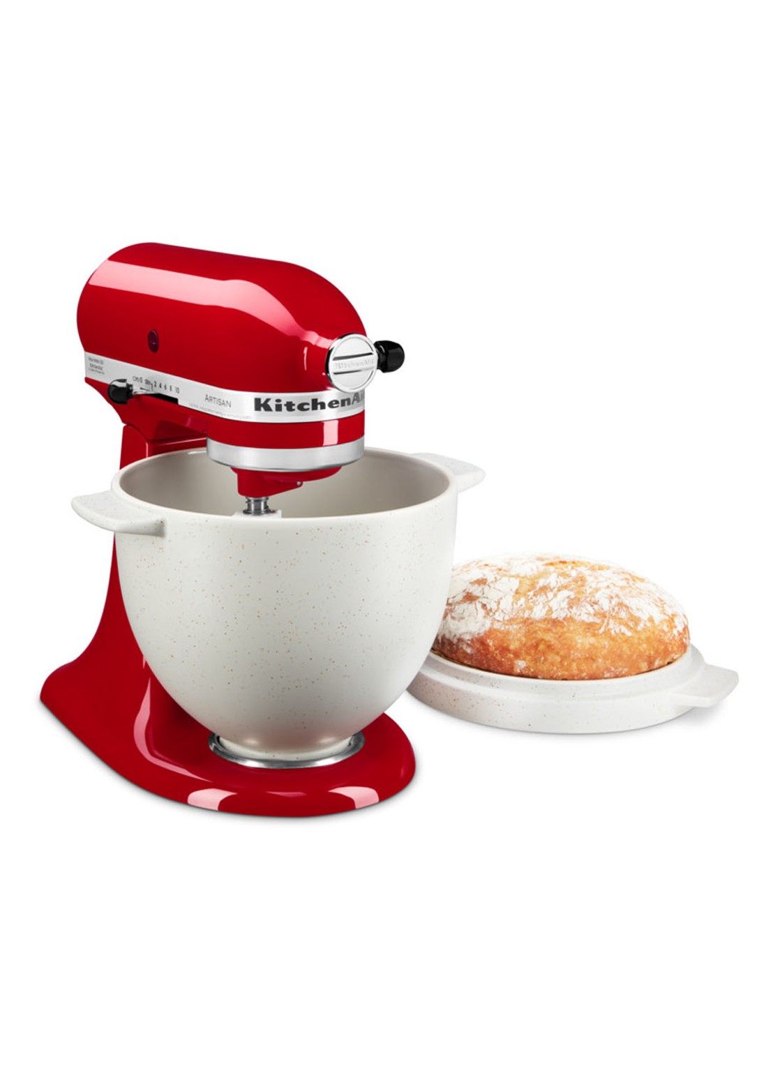 KitchenAid Broodkom 4,8 liter voor mixer-keukenmachine 5KSM2CB5BGS - voorkant 2 creme