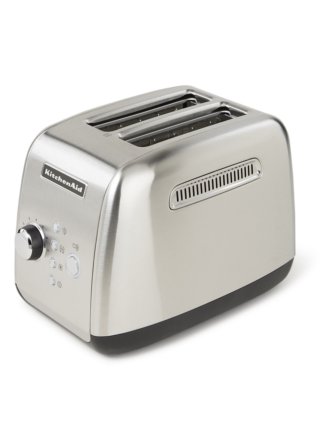 KitchenAid Broodrooster met 2 sleuven 5KMT221ESX - roestvrijstaal - voorkant zilver