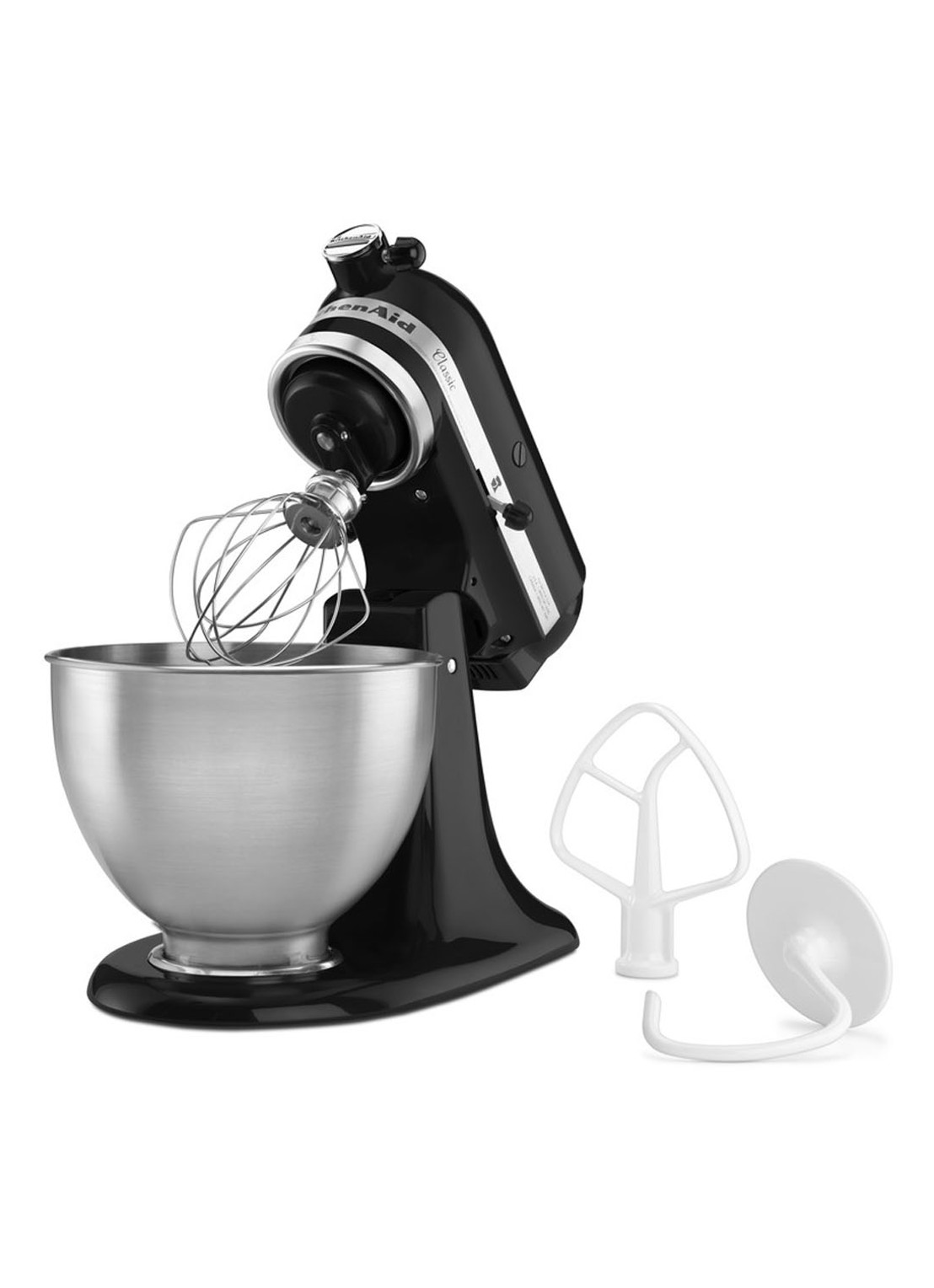 KitchenAid Classic keukenmachine met kantelbare kop 4,3 liter 5K45SSE - detail 3 onyx zwart