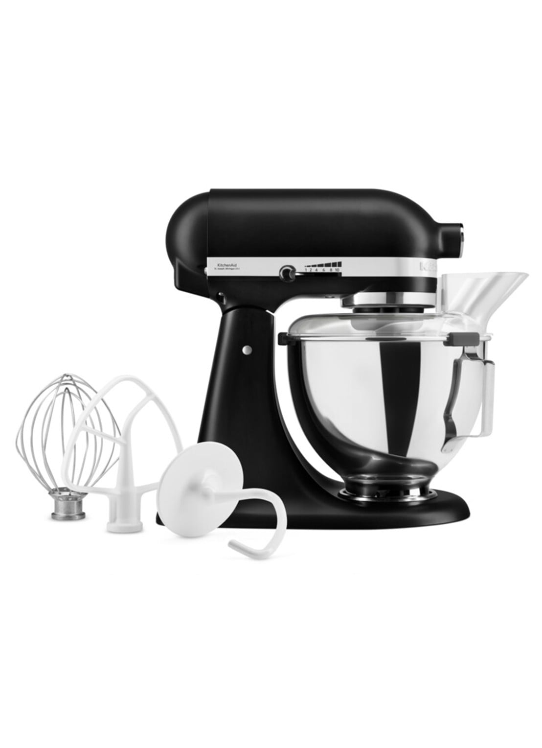 KitchenAid Classic keukenmachine met kantelbare kop 4,3 liter 5KSM95PS - detail 3 zwart
