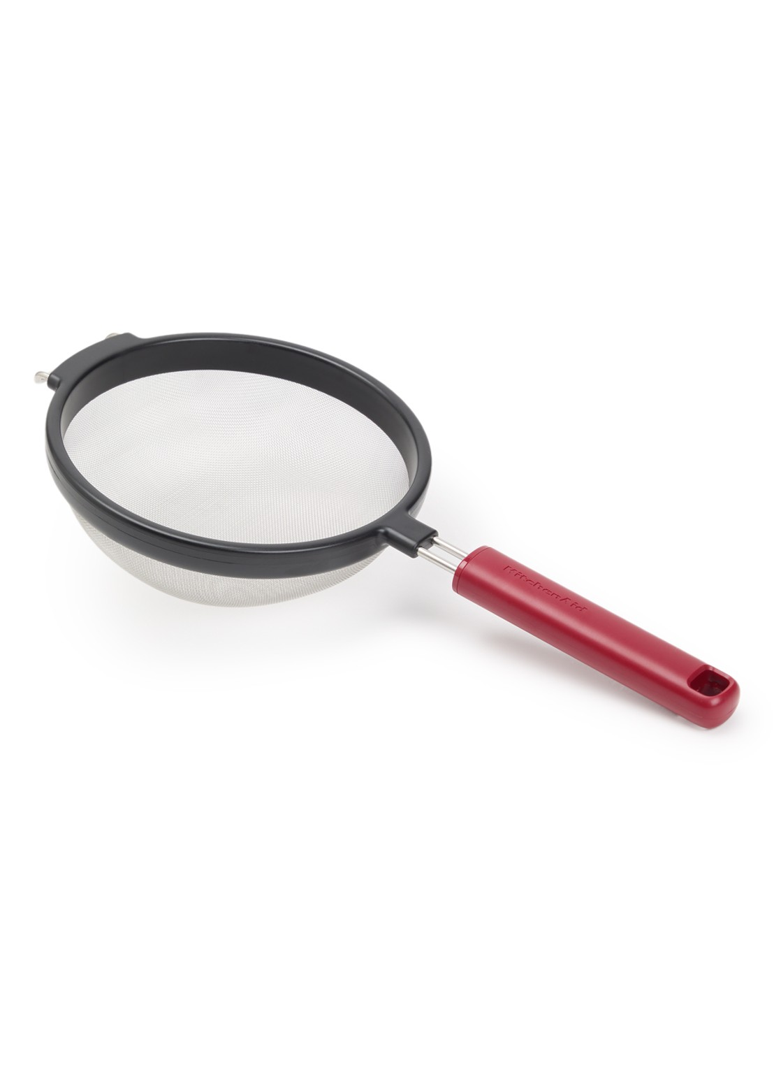 KitchenAid Classic Mesh zeef 18 cm  - voorkant rood