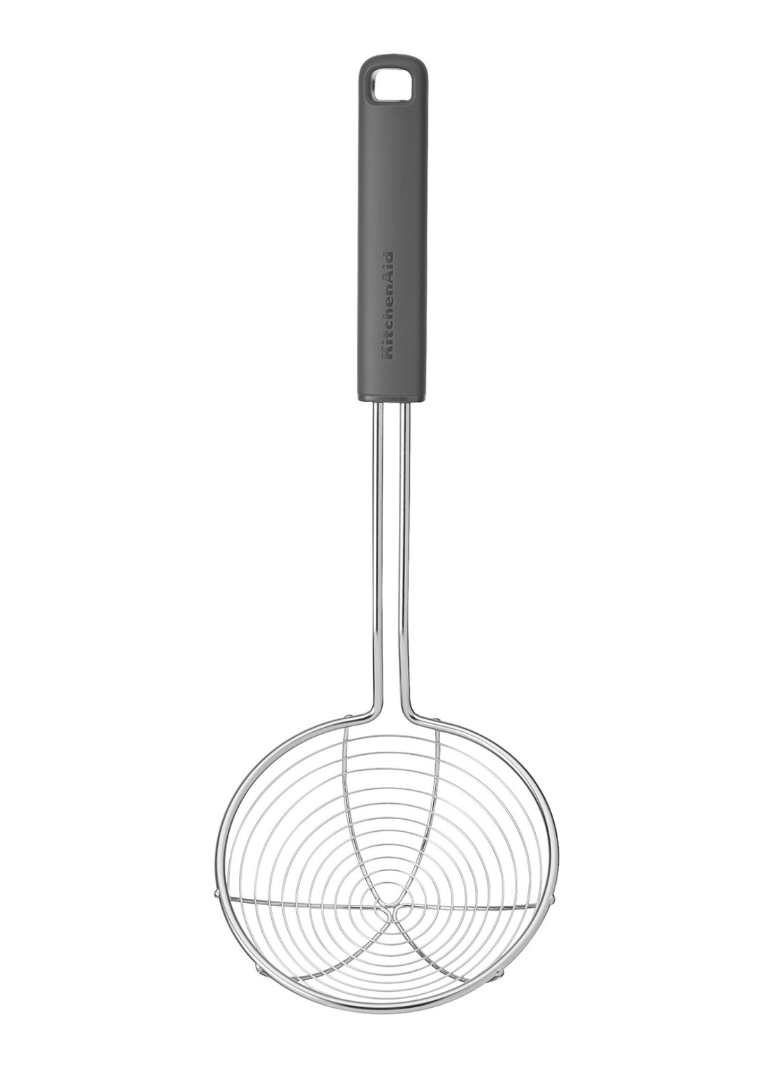 KitchenAid Classic schuimspaan 35 cm - voorkant grijs