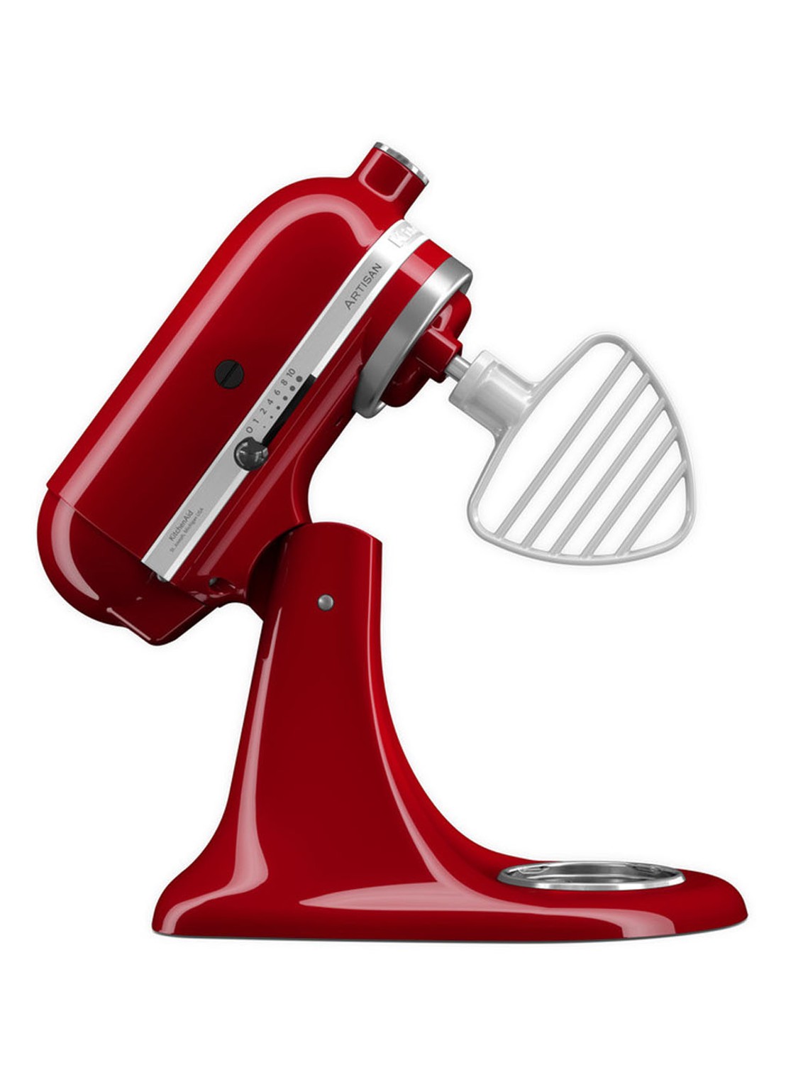 KitchenAid Deegklopper + deegschraper voor keukenmachine 5KSMPB5W - detail 5 wit