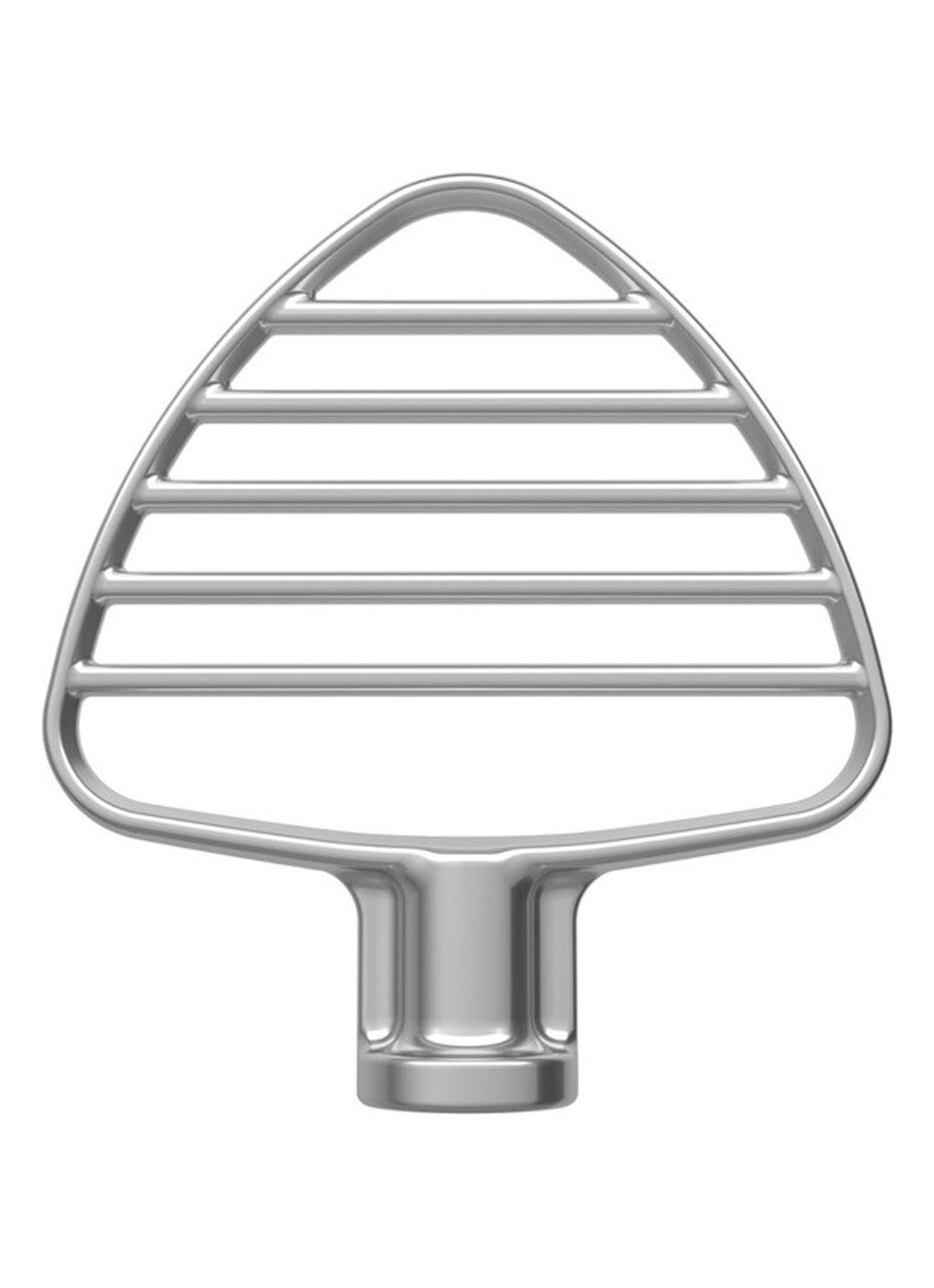 KitchenAid Deegklopper RVS voor keukenmachine 5KSMPB5SS - voorkant 4 zilver