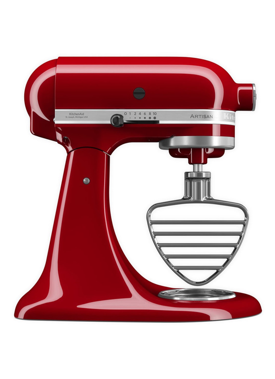 KitchenAid Deegklopper RVS voor keukenmachine 5KSMPB5SS - voorkant 5 zilver