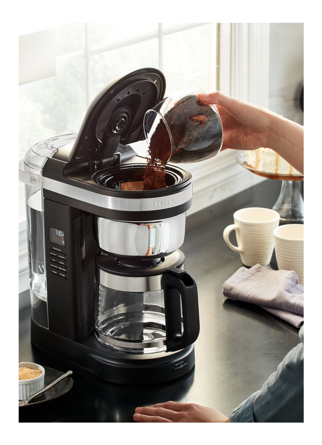 KitchenAid Filterkoffiezetapparaat 1,7 liter 5KCM1209 - detail 5 onyx zwart