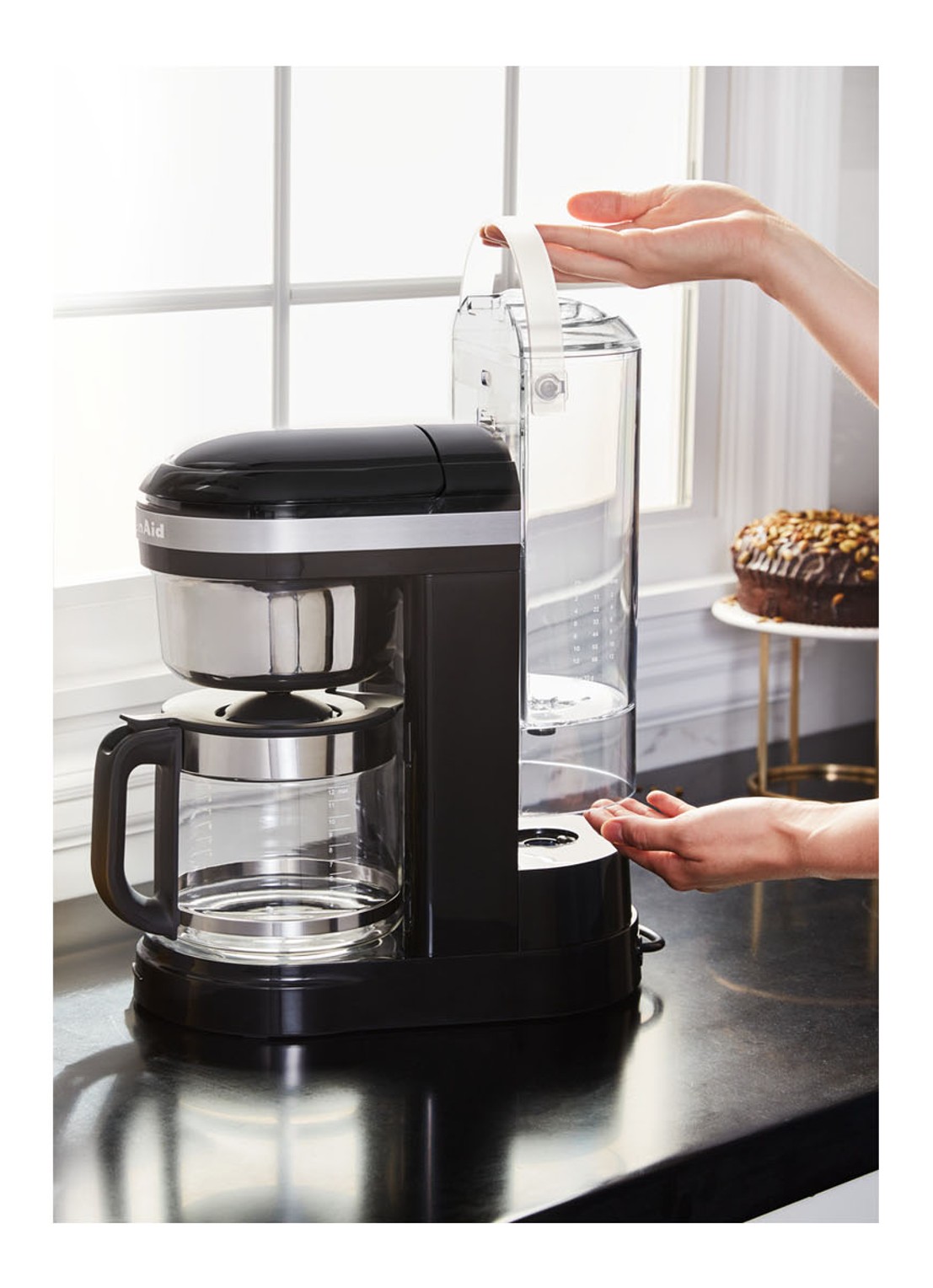 KitchenAid Filterkoffiezetapparaat 1,7 liter 5KCM1209 - detail 6 onyx zwart