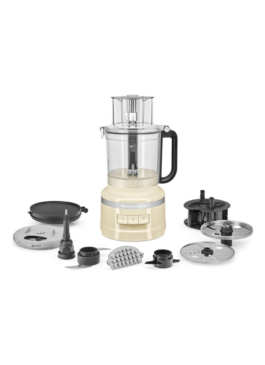 KitchenAid Foodprocessor keukenmachine 3,1 liter 5KFP1319 - Amandelwit - voorkant 7 gebroken wit