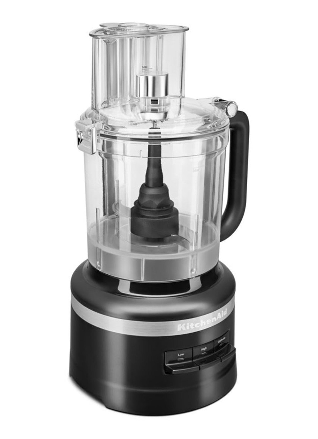 KitchenAid Foodprocessor keukenmachine 3,1 liter 5KFP1319 - Mat zwart - detail zwart