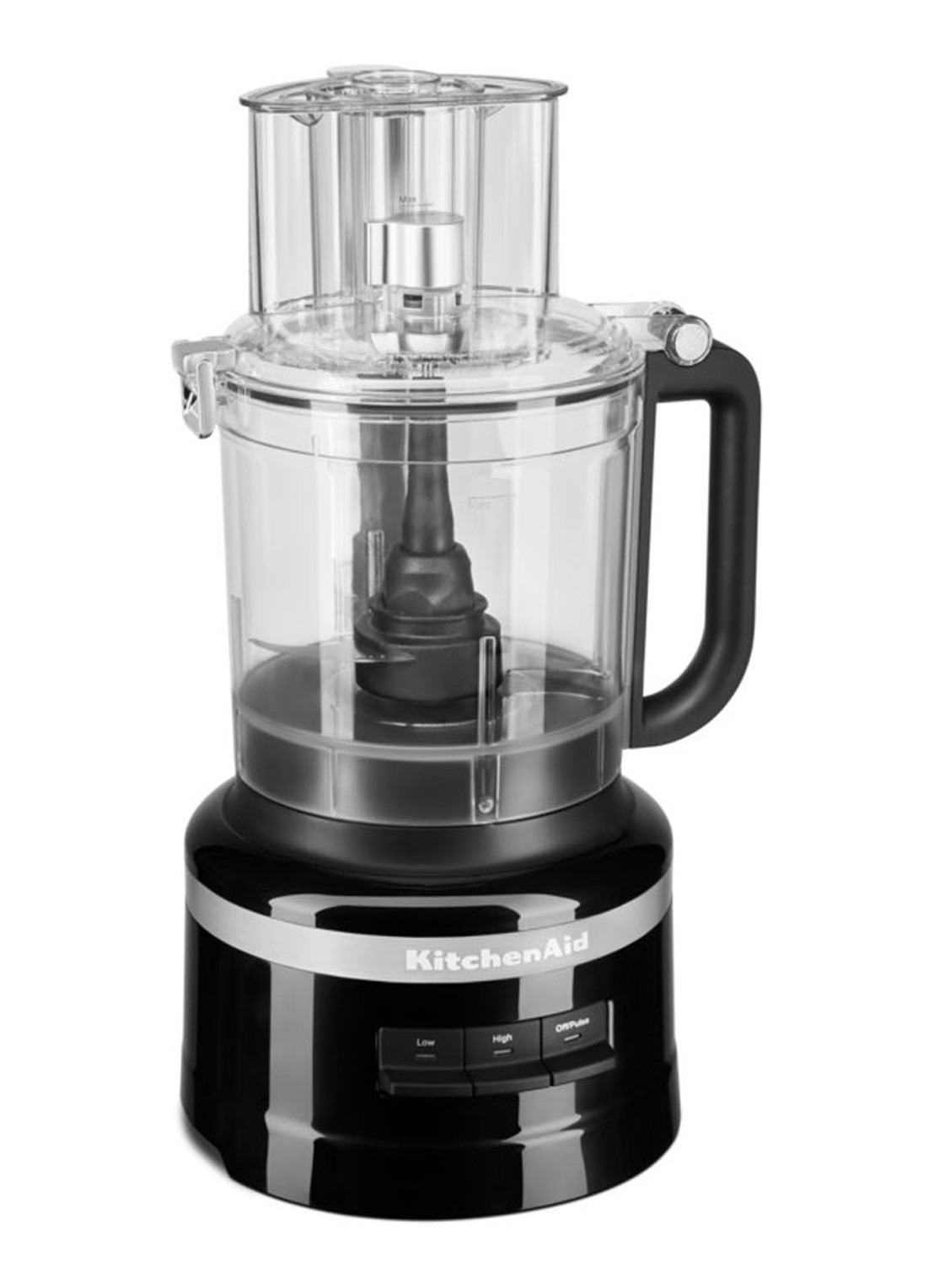 KitchenAid Foodprocessor keukenmachine 3,1 liter 5KFP1319 - Mat zwart - voorkant 6 zwart