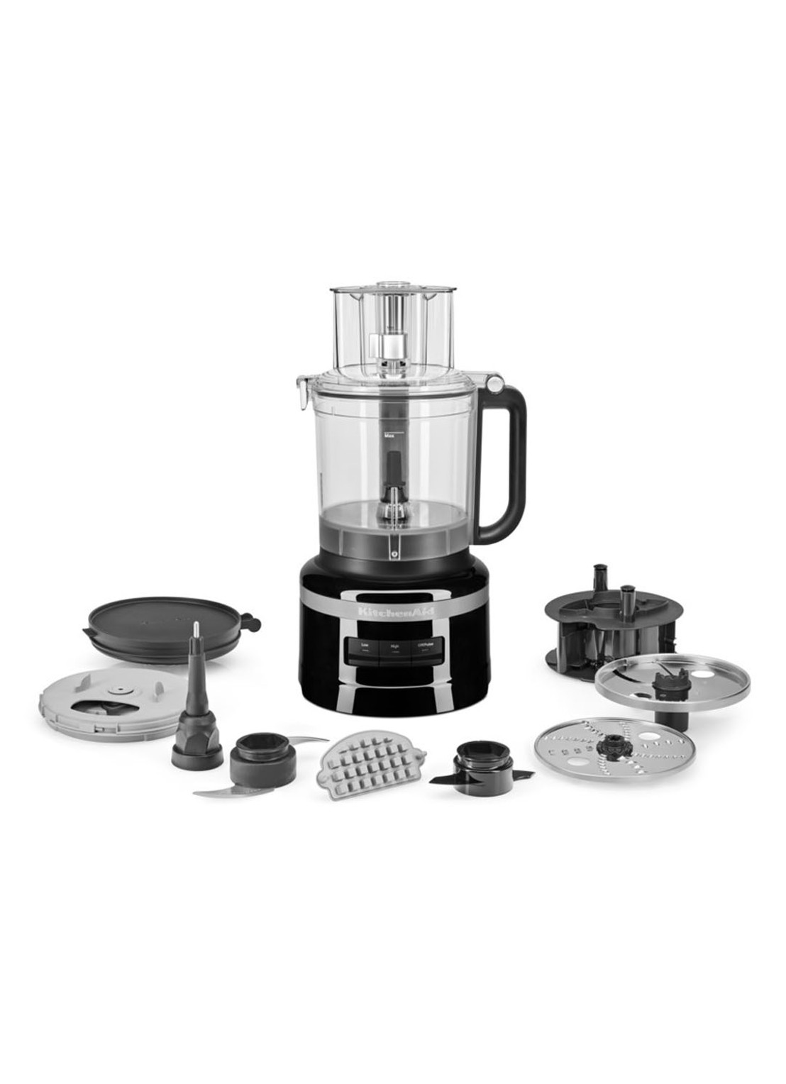 KitchenAid Foodprocessor keukenmachine 3,1 liter 5KFP1319 - Onyx zwart - voorkant 7 zwart