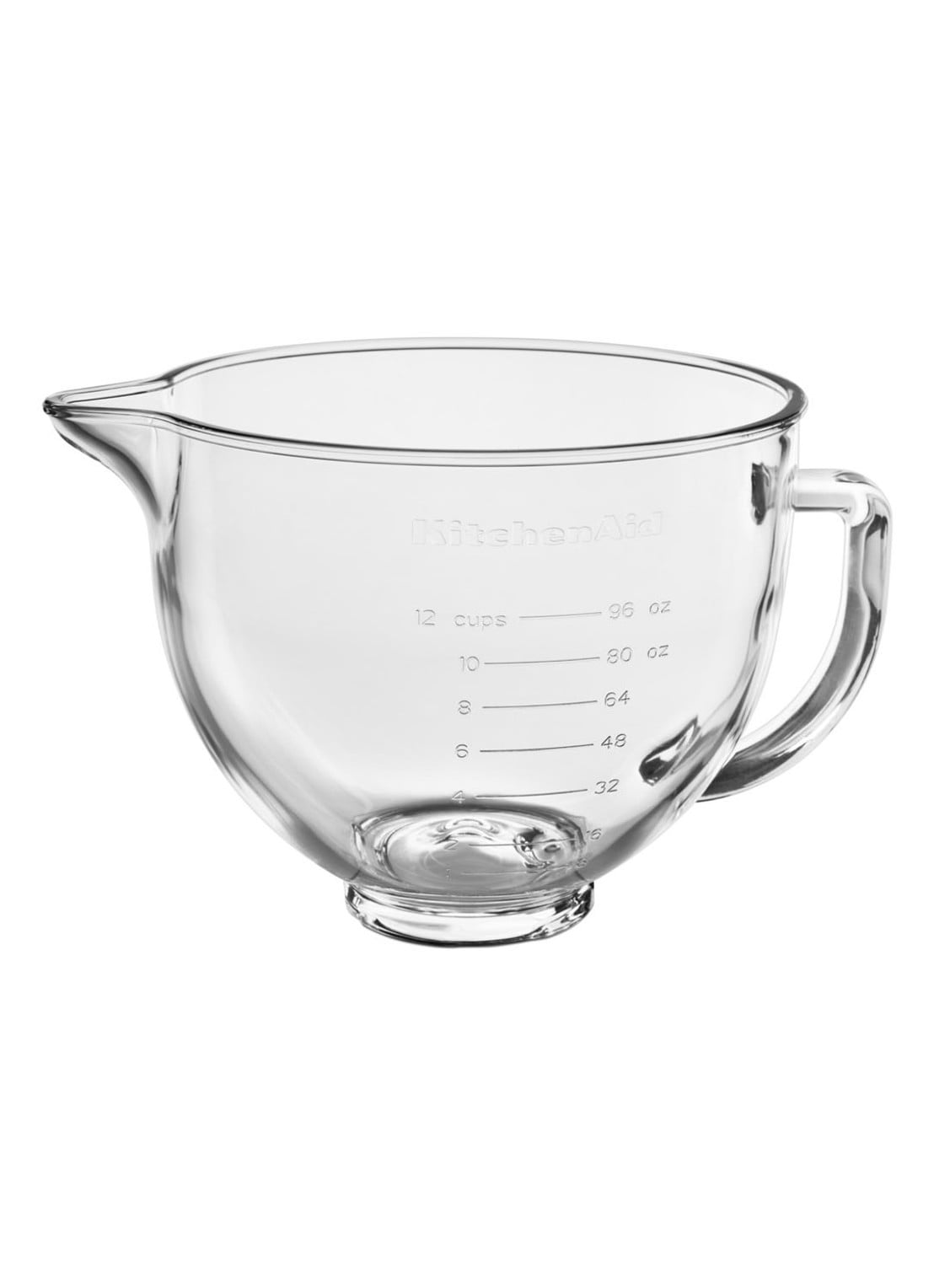 KitchenAid Glazen mengkom 4,7 liter - detail 5 transparant
