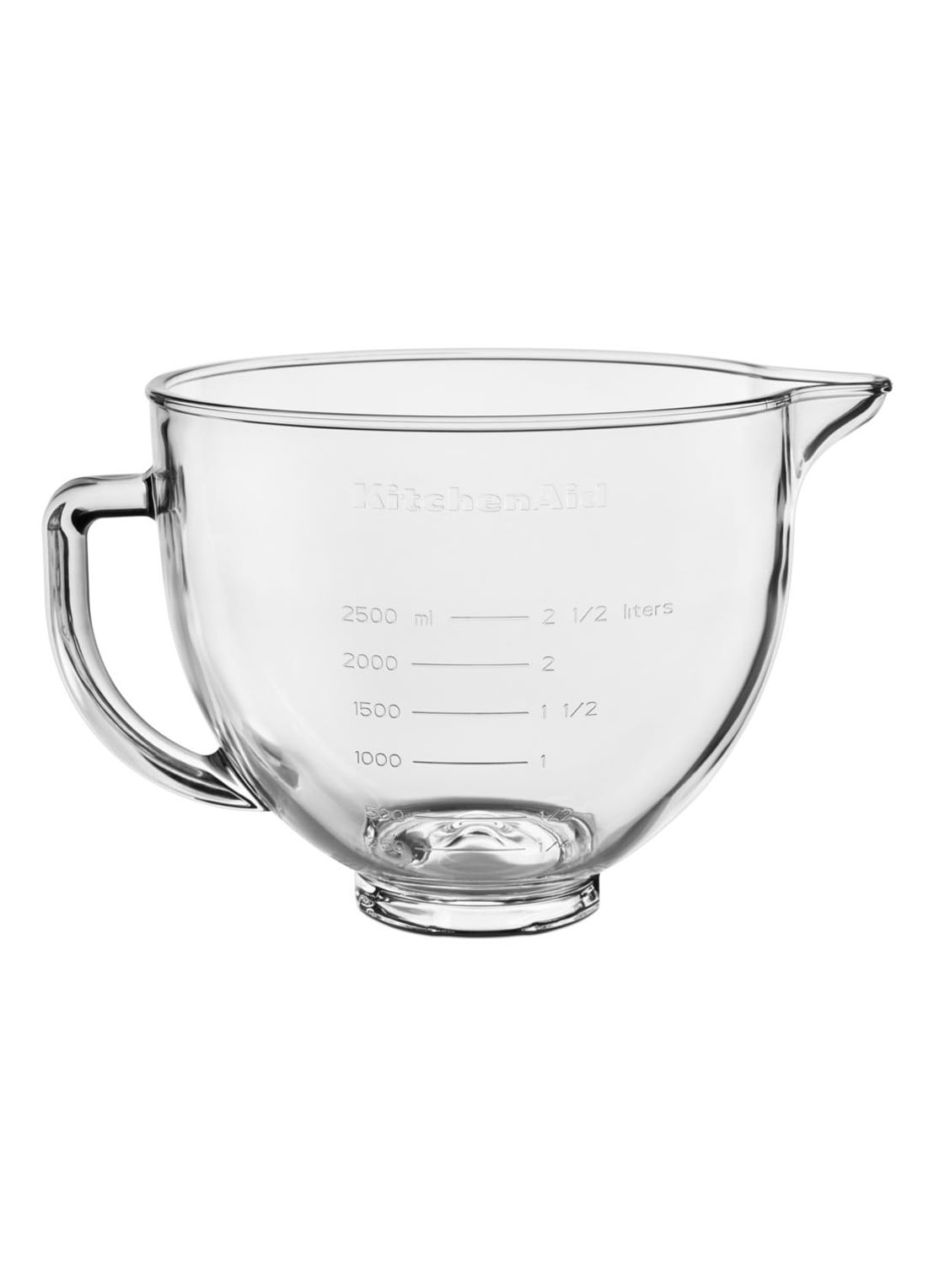 KitchenAid Glazen mengkom 4,7 liter - detail 6 transparant