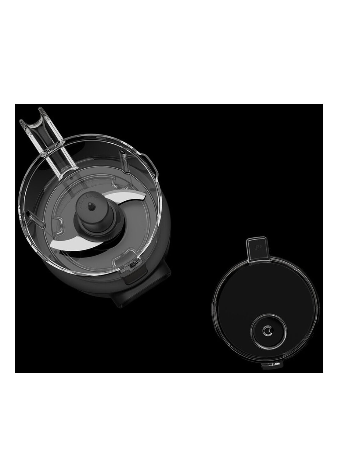 KitchenAid Go draadloze hakmolen 1,18 liter 5KFCR531BM - Zwart - detail zwart
