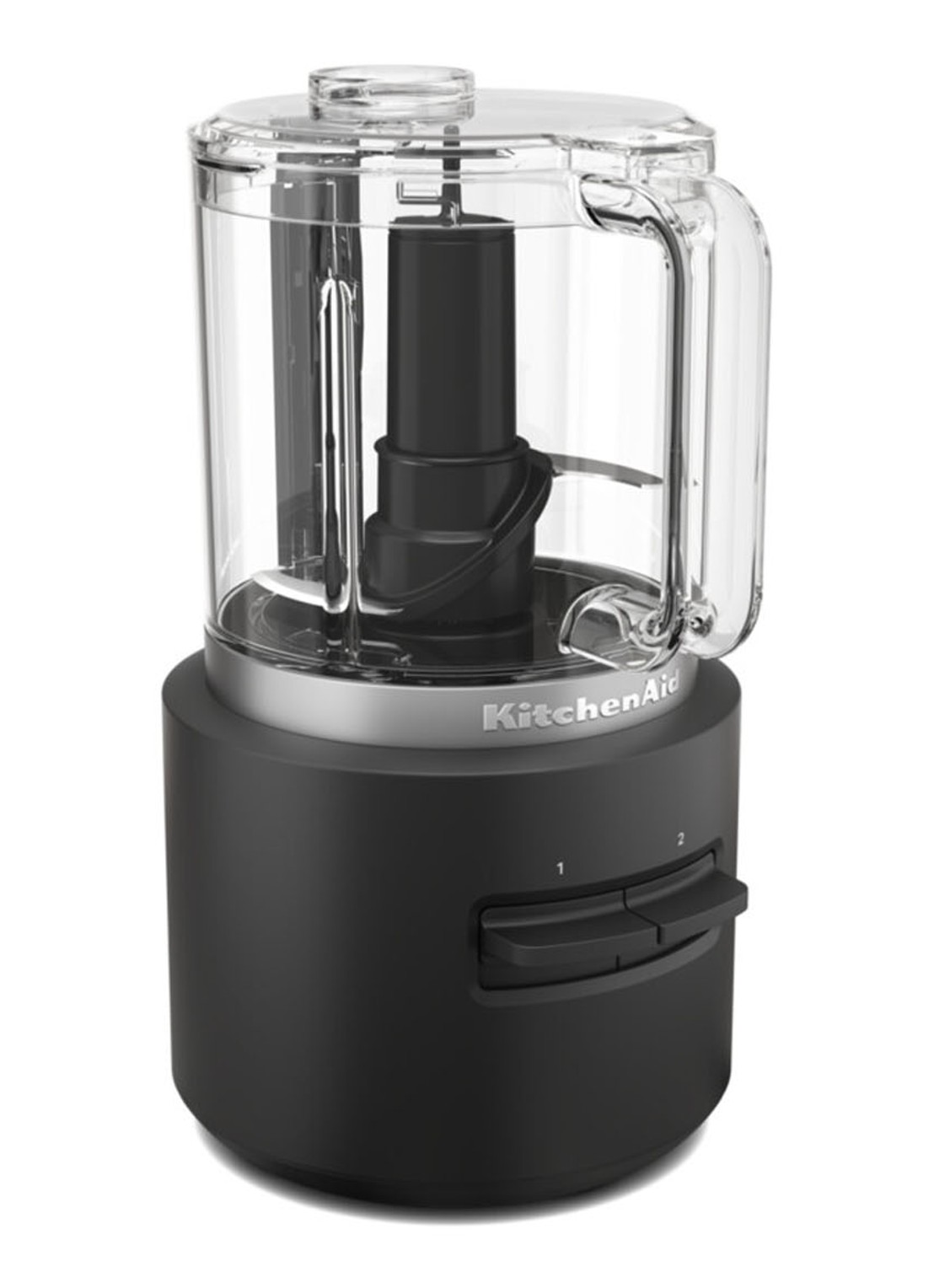 KitchenAid Go draadloze hakmolen 1,18 liter 5KFCR531BM - Zwart - voorkant 6 zwart