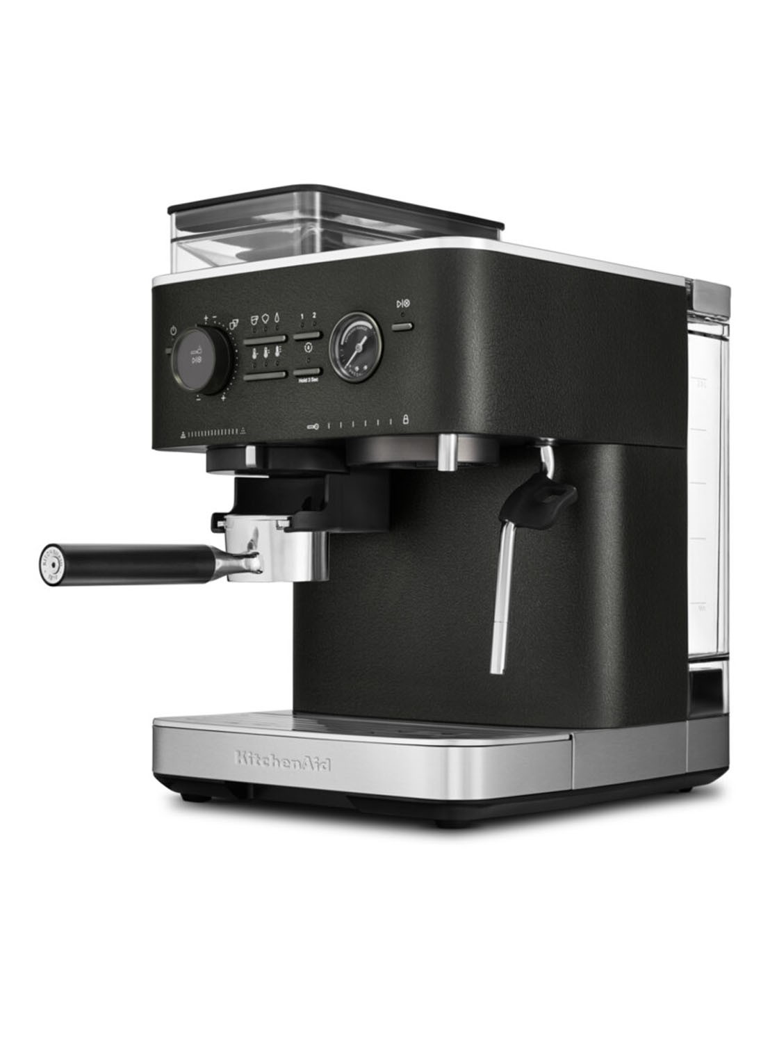 KitchenAid Halfautomatische espressomachine met koffiemolen - achterkant zwart
