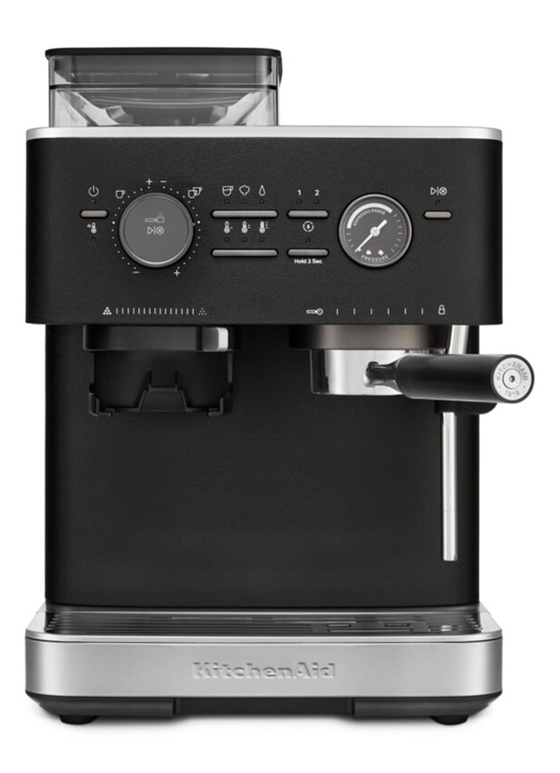 KitchenAid Halfautomatische espressomachine met koffiemolen - detail 5 zwart