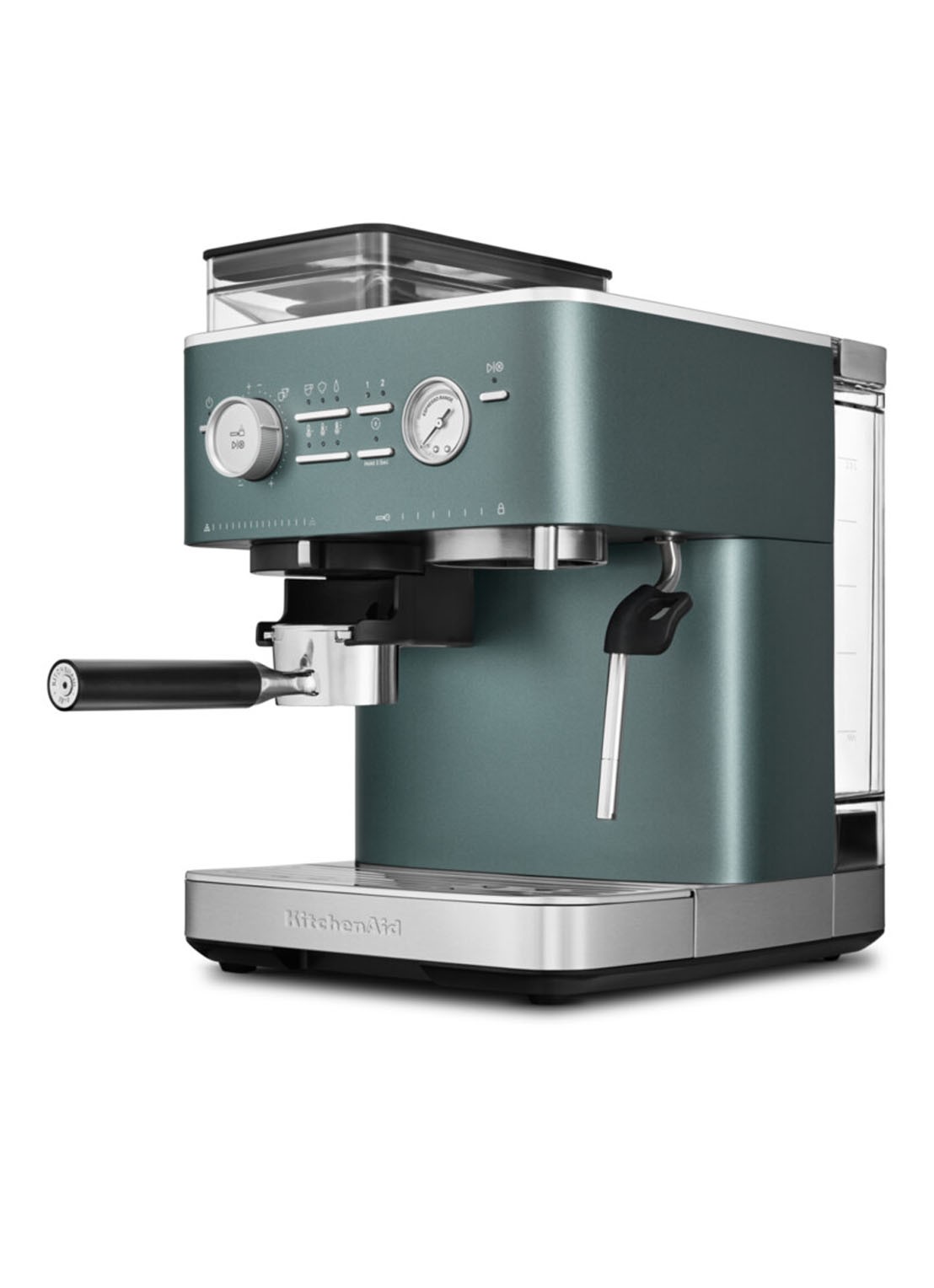 KitchenAid Halfautomatische espressomachine met koffiemolen - detail 5 groen