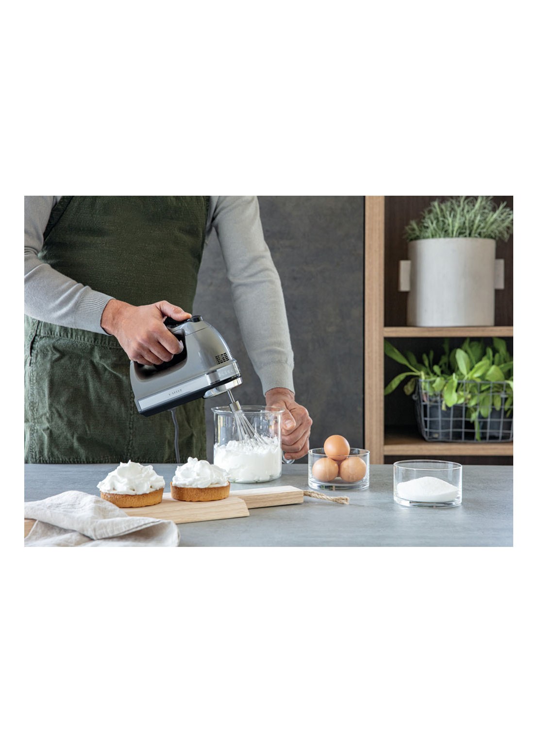 KitchenAid Handmixer 5KHM9212E - Contour Zilver - detail 7 zilver