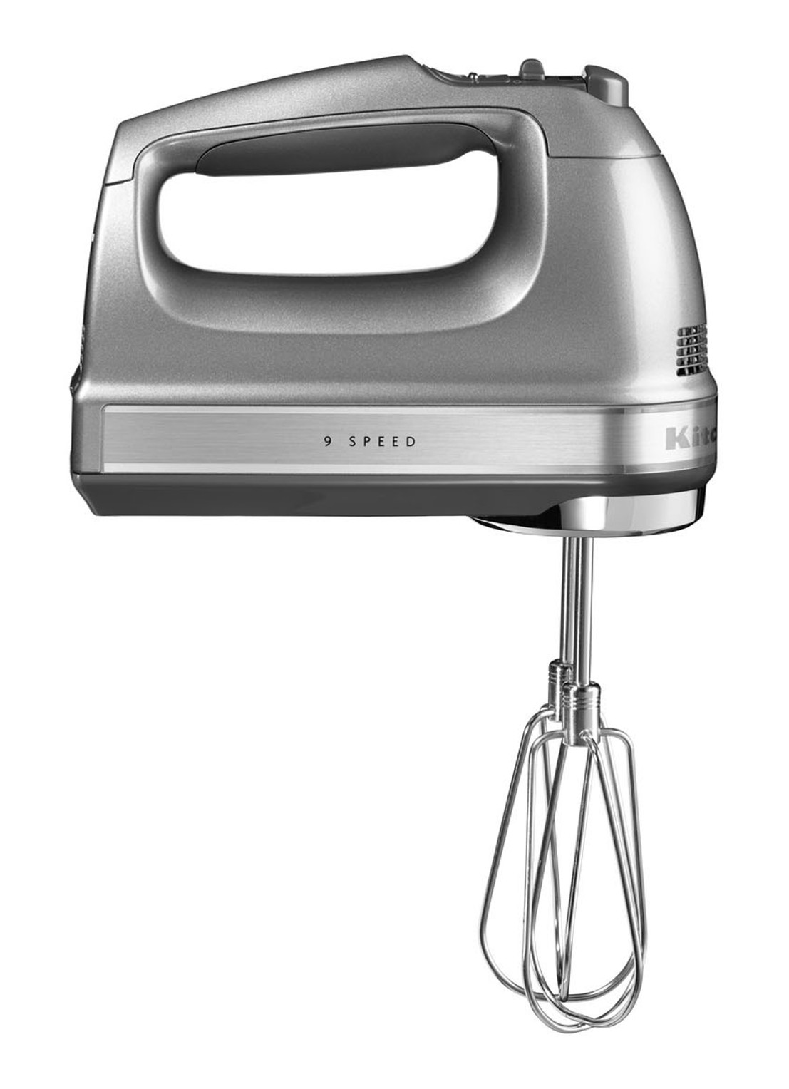 KitchenAid Handmixer 5KHM9212E - Contour Zilver - voorkant zilver