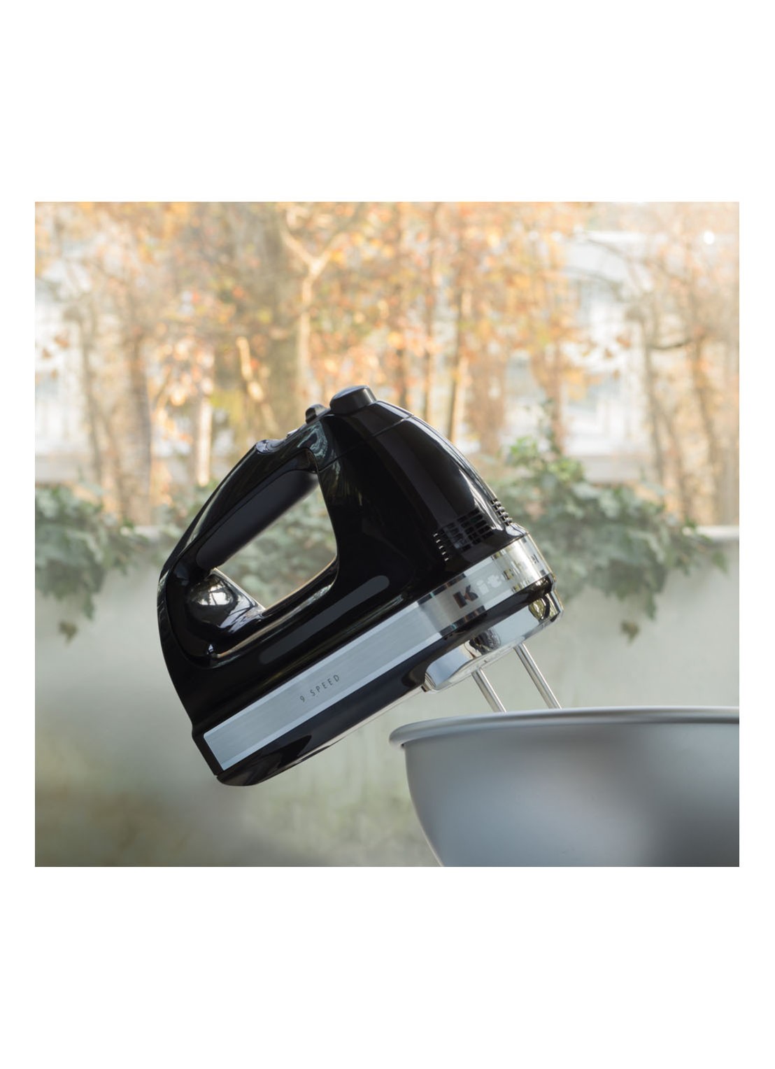 KitchenAid Handmixer 5KHM921EOB - Onyx Zwart - detail 4 zwart