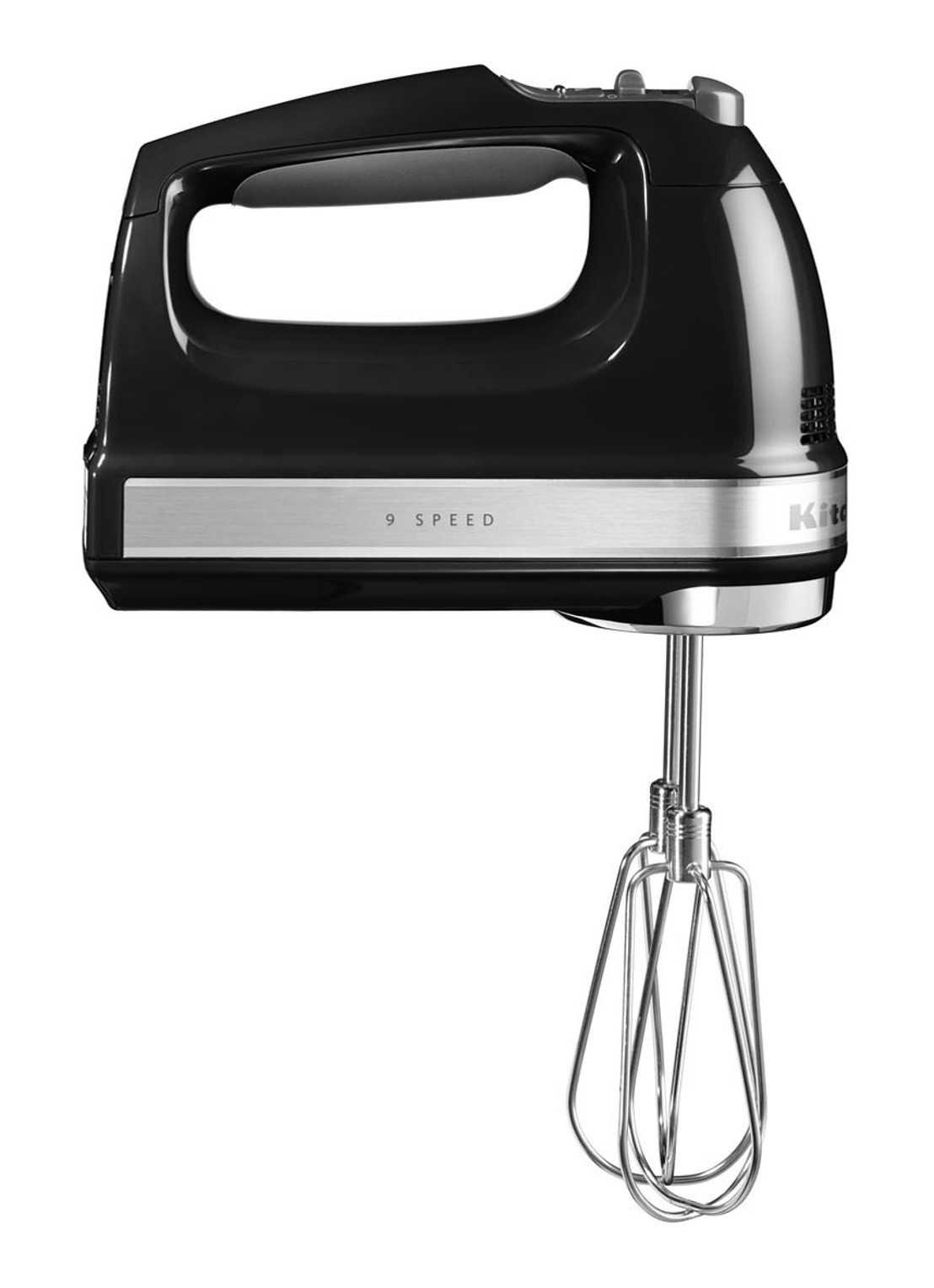 KitchenAid Handmixer 5KHM921EOB - Onyx Zwart - voorkant 6 zwart