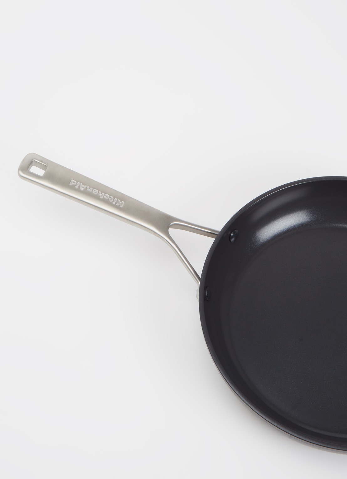 KitchenAid Koekenpan Ø28 cm - voorkant 2 zwart