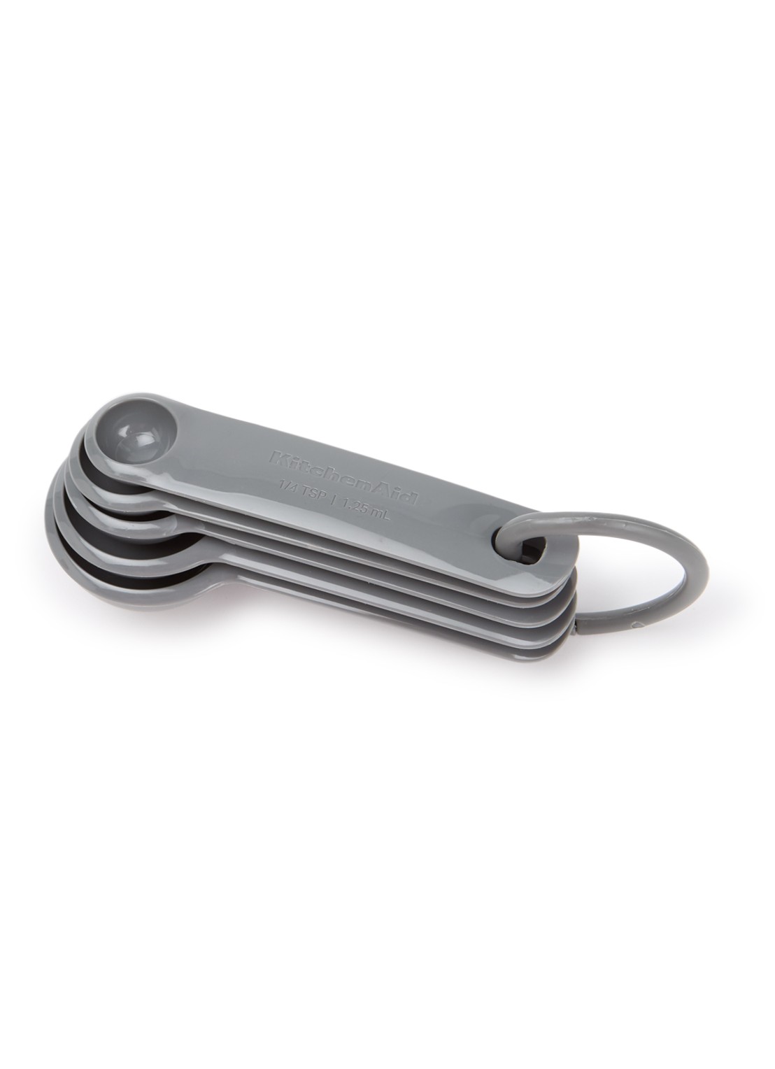 KitchenAid Maatlepel set van 5 - voorkant grijs