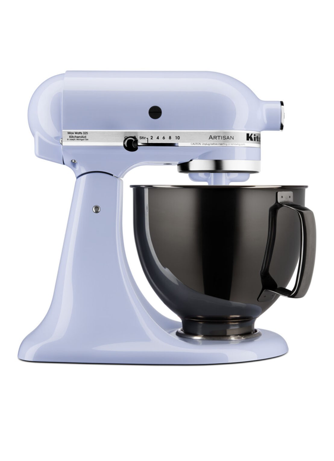 KitchenAid Radiant keukenmachine kom 4,8 liter - voorkant 2 zwart