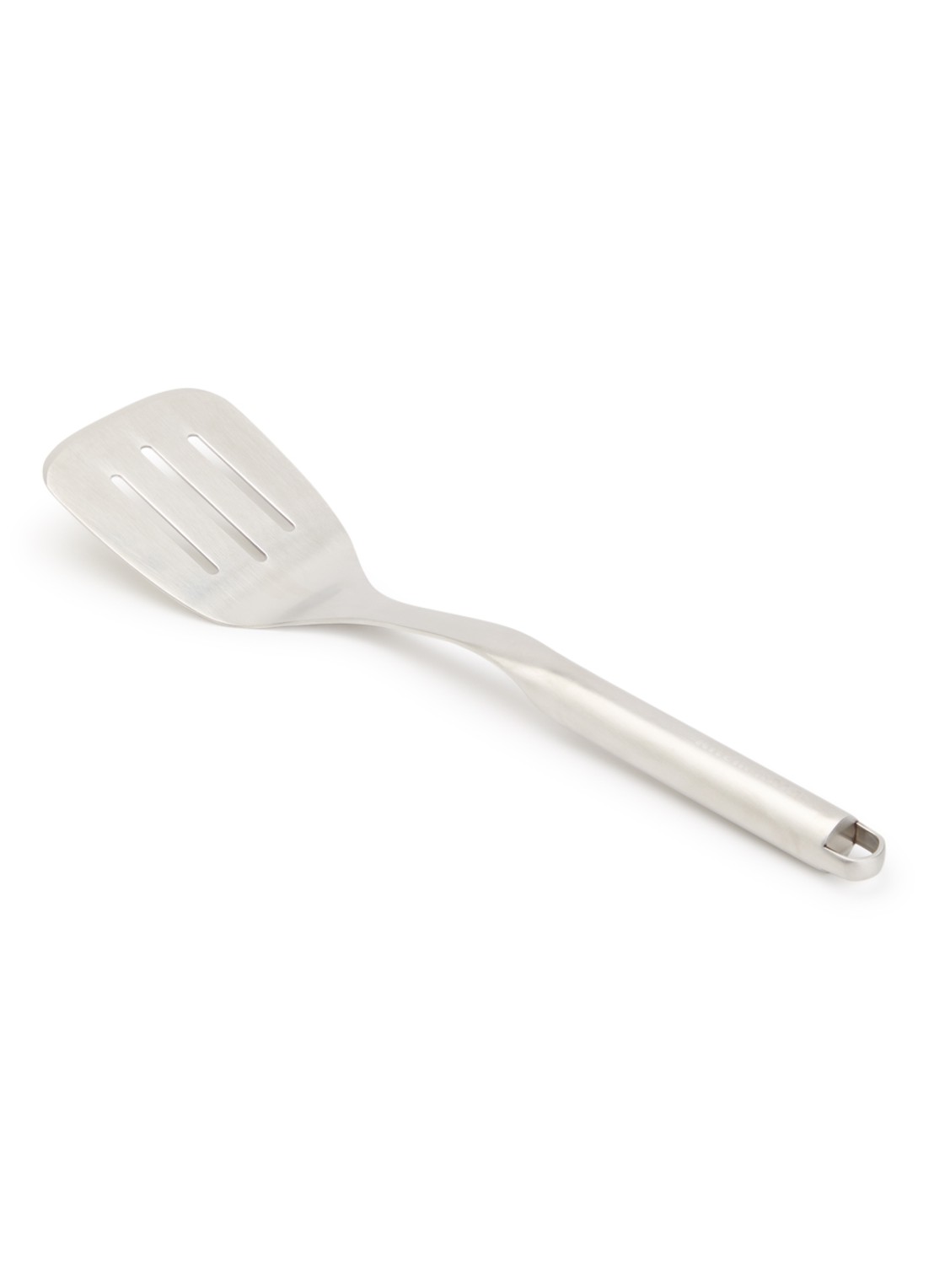 KitchenAid Slotted bakspatel 35 cm  - voorkant zilver