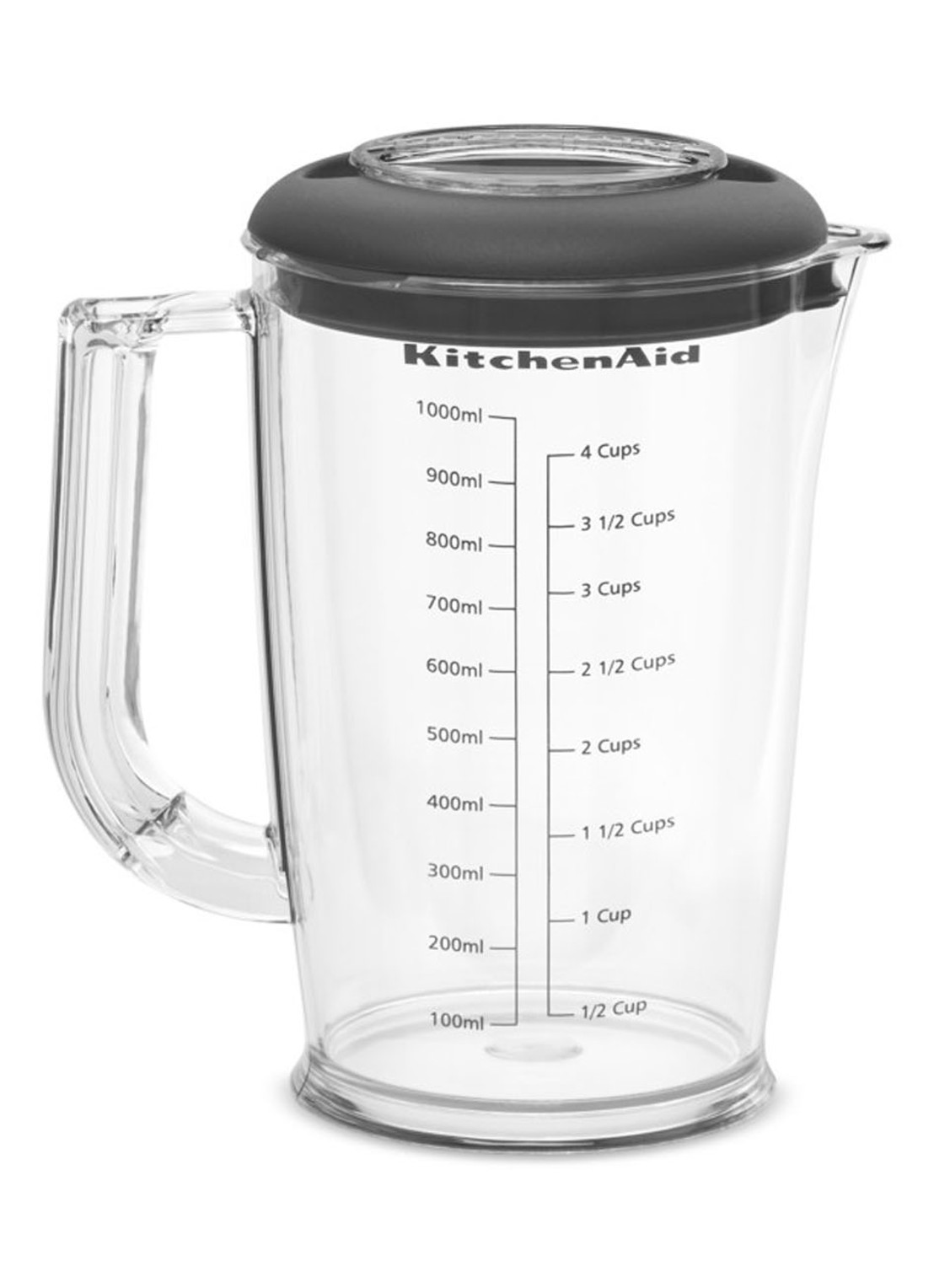 KitchenAid Staafmixer 5-delig 5KHBV83 - Mat zwart - voorkant 7 zwart