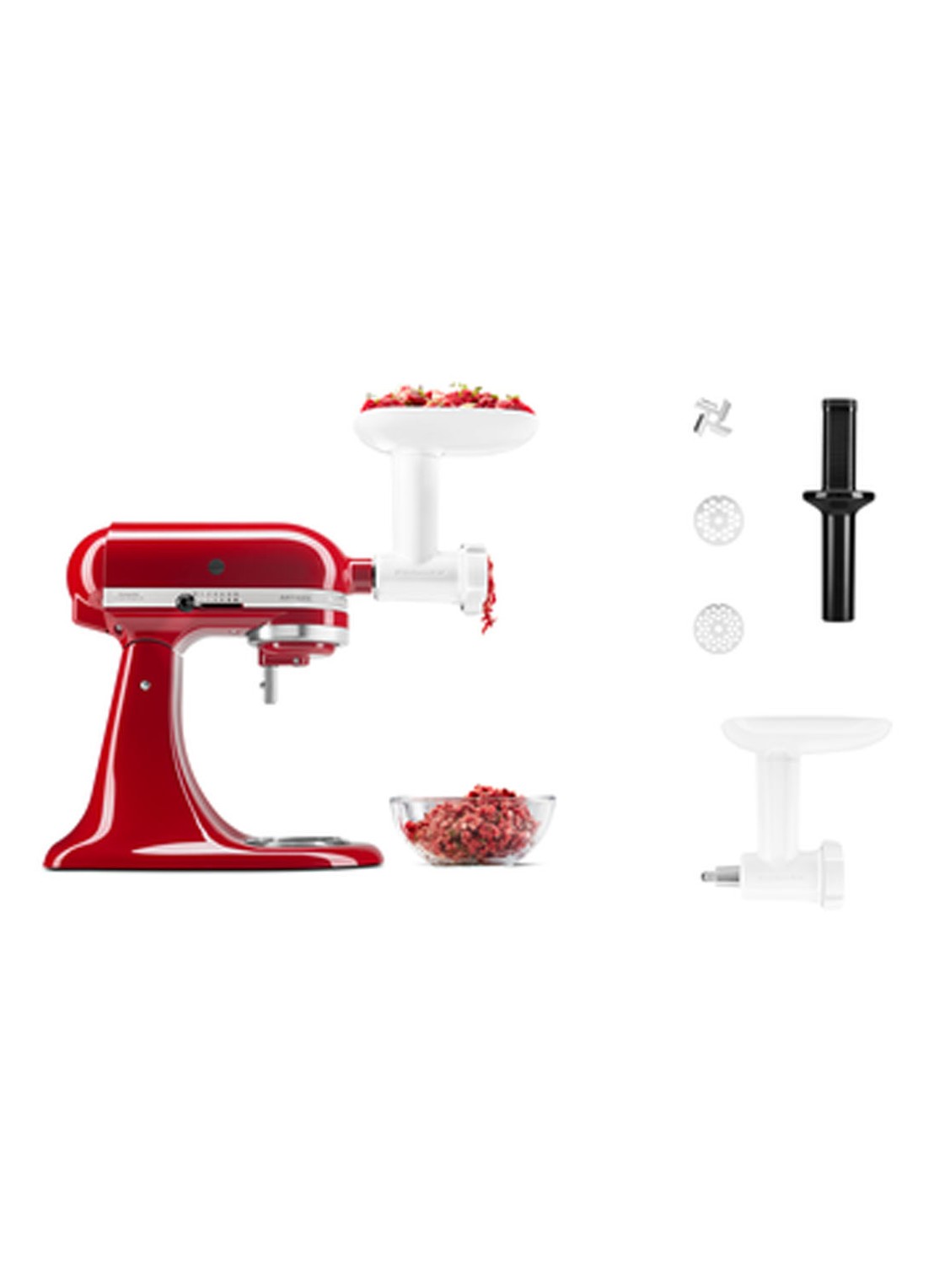 KitchenAid Voedselmolen 5KSMFGA - detail 3 wit