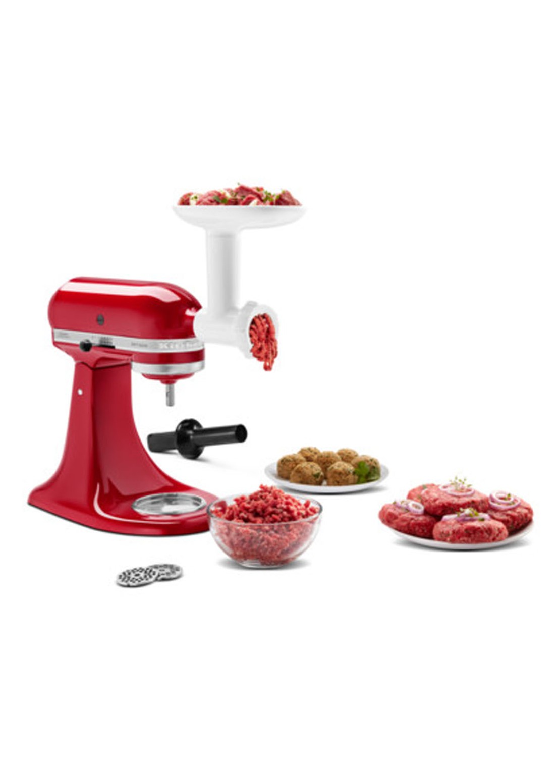 KitchenAid Voedselmolen 5KSMFGA - detail 6 wit