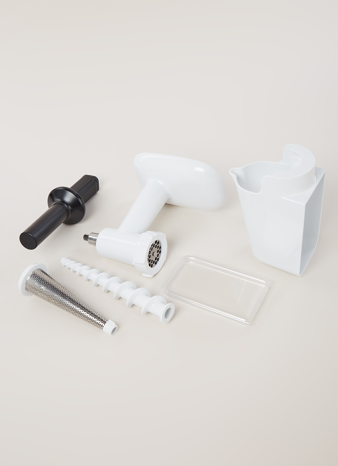 KitchenAid Voedselmolen accessoireset 6-delig 5KSMFVSFGA - detail 3 wit