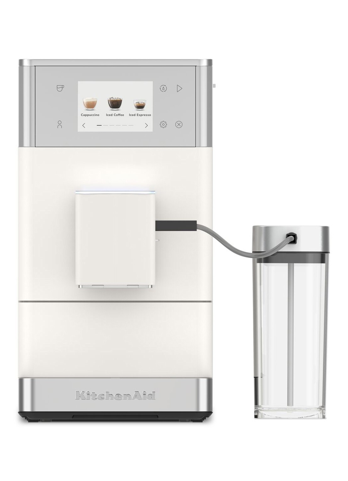 KitchenAid Volautomatische espressomachine KF4 - voorkant 3 wit