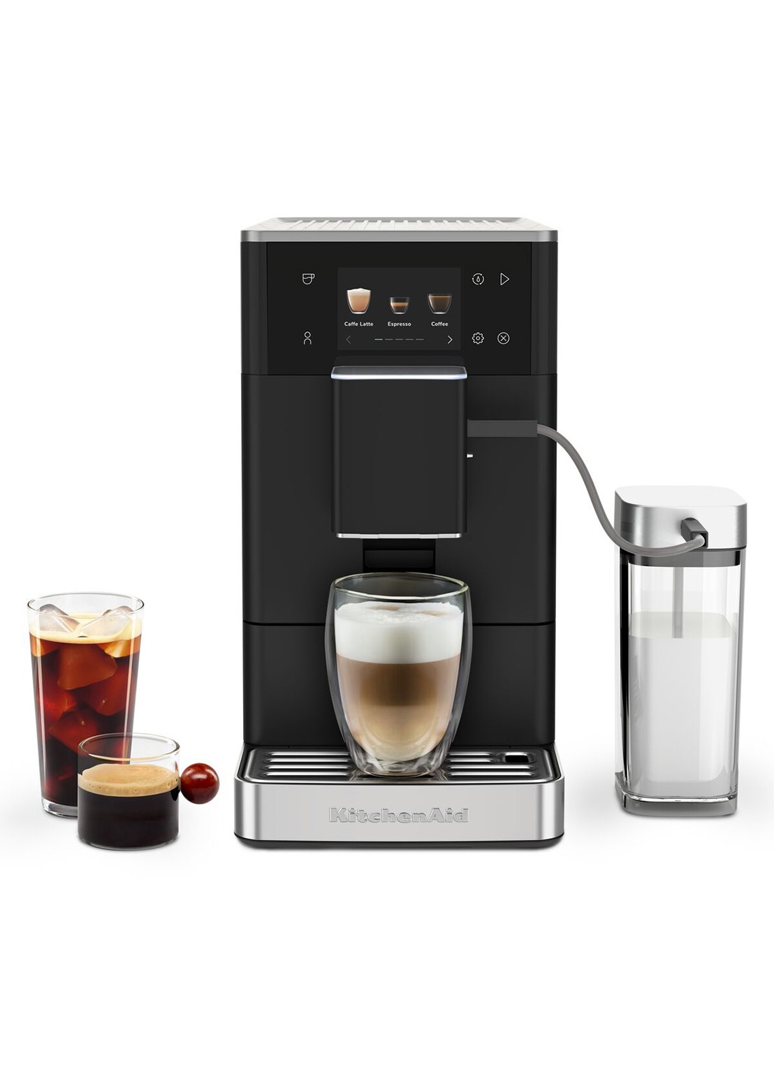 KitchenAid Volautomatische espressomachine KF4 - achterkant 3 zwart