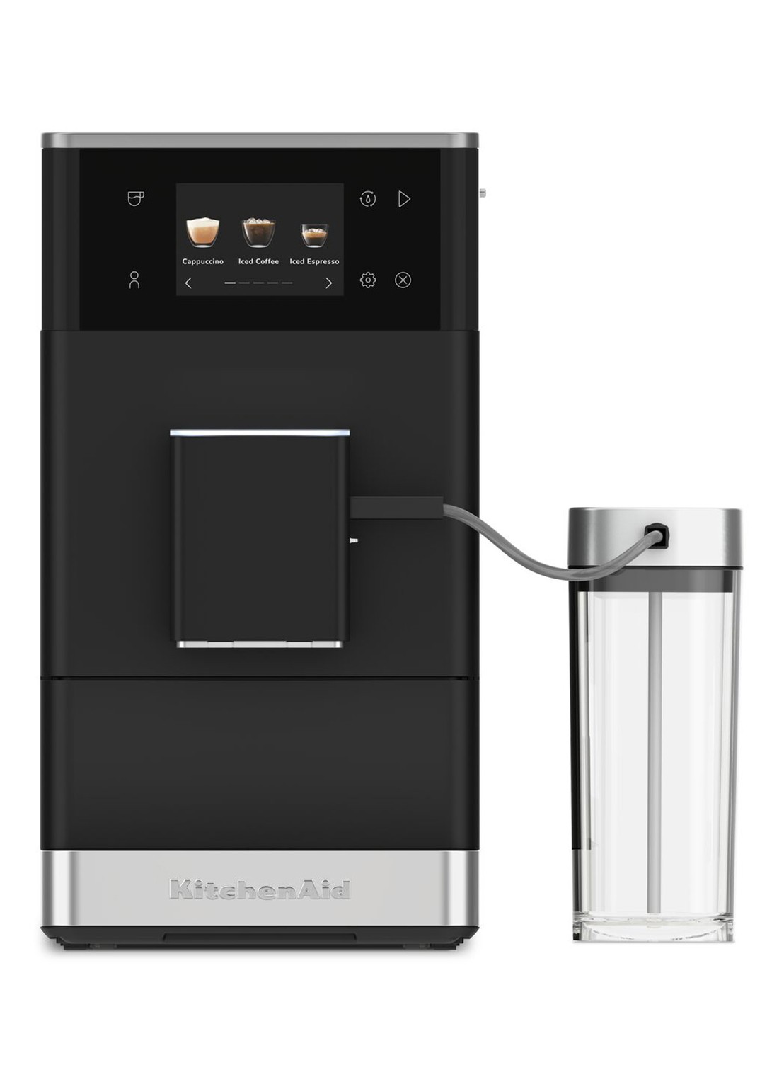KitchenAid Volautomatische espressomachine KF4 - voorkant zwart