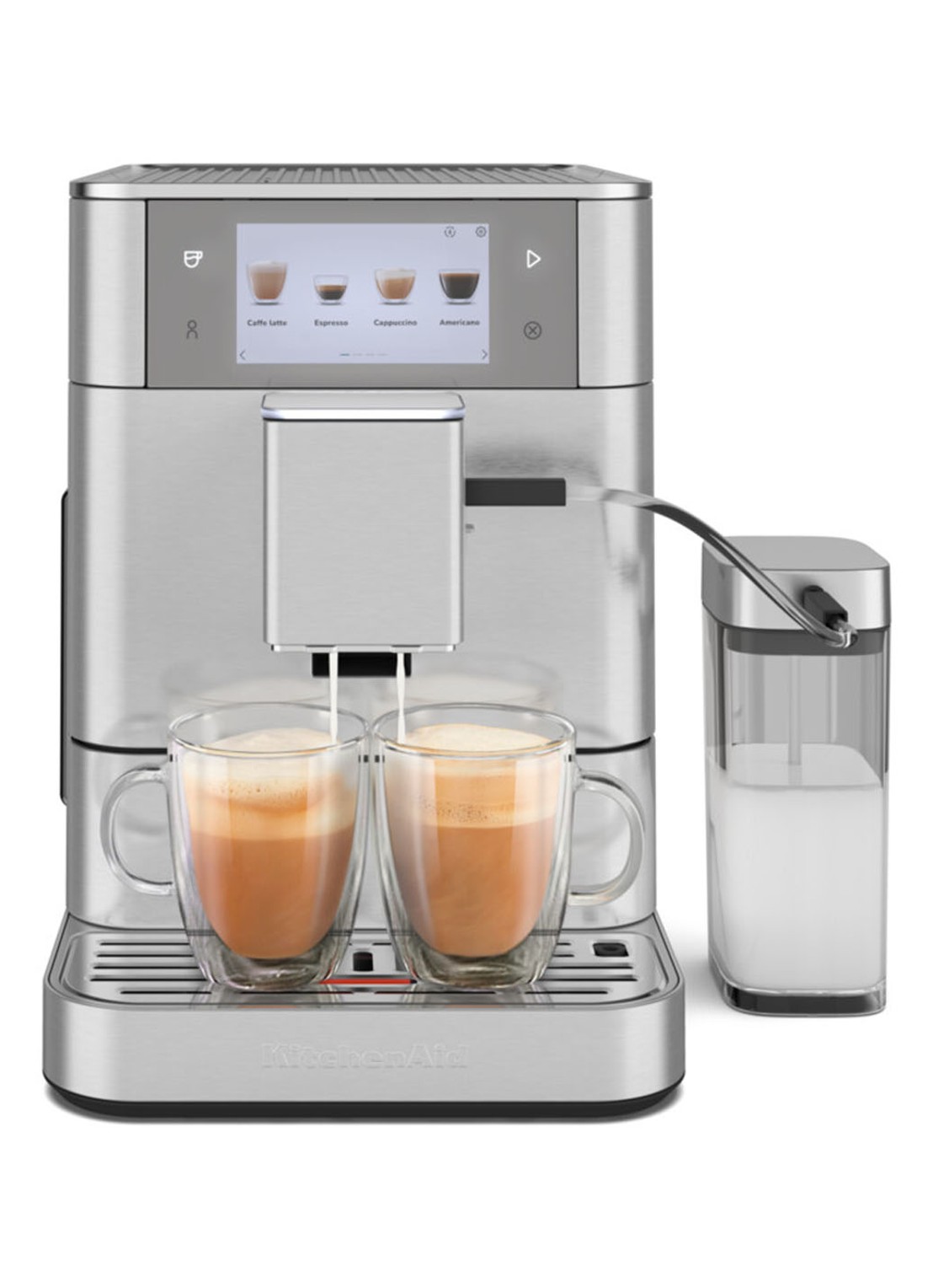 KitchenAid Volautomatische espressomachine KF8 - voorkant 3 metallic