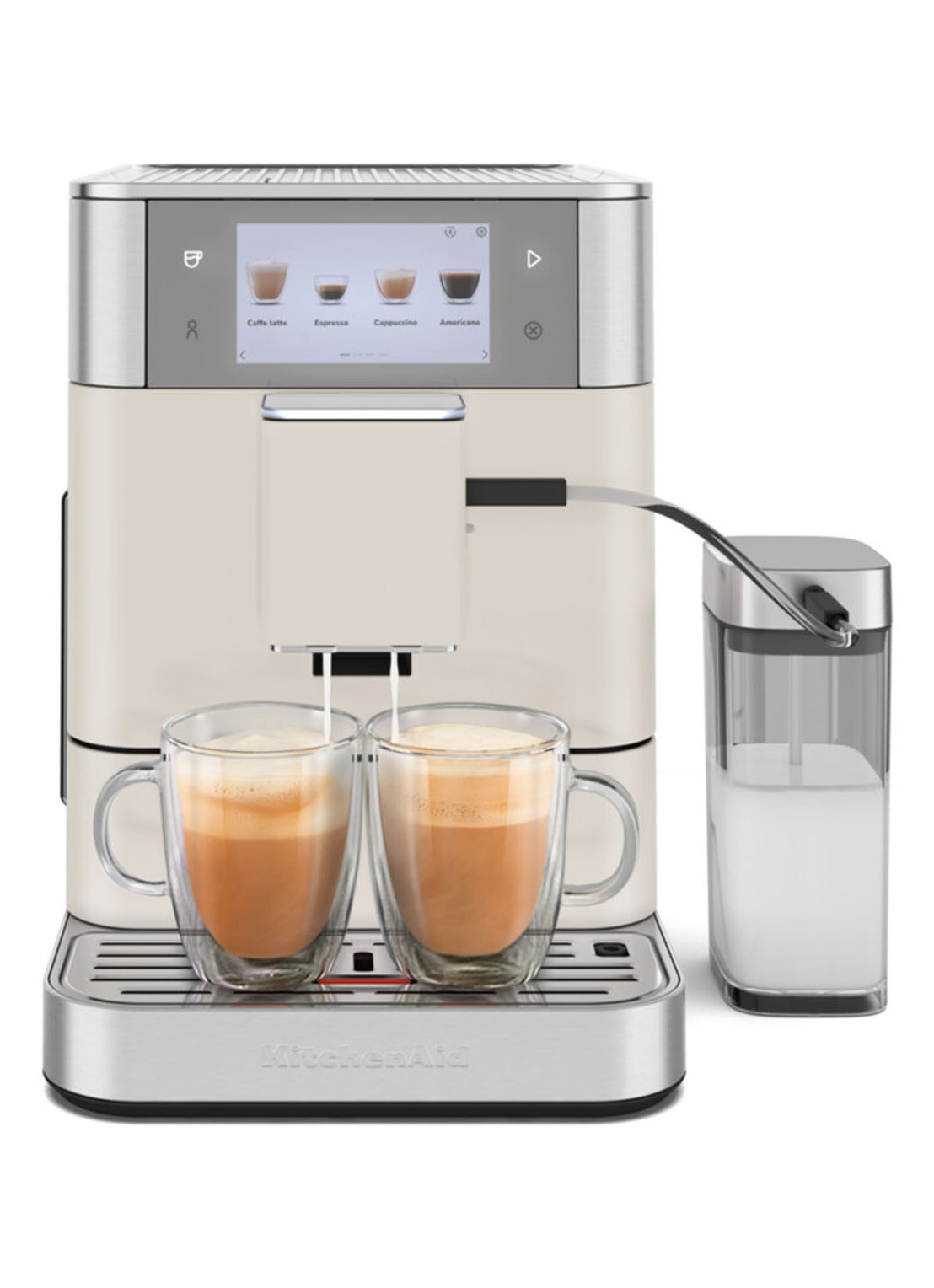 KitchenAid Volautomatische espressomachine KF8 - voorkant 8 vanillegeel