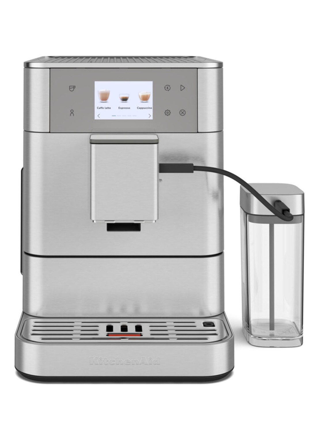 KitchenAid Volautomatische espressomachine - achterkant 8 metallic