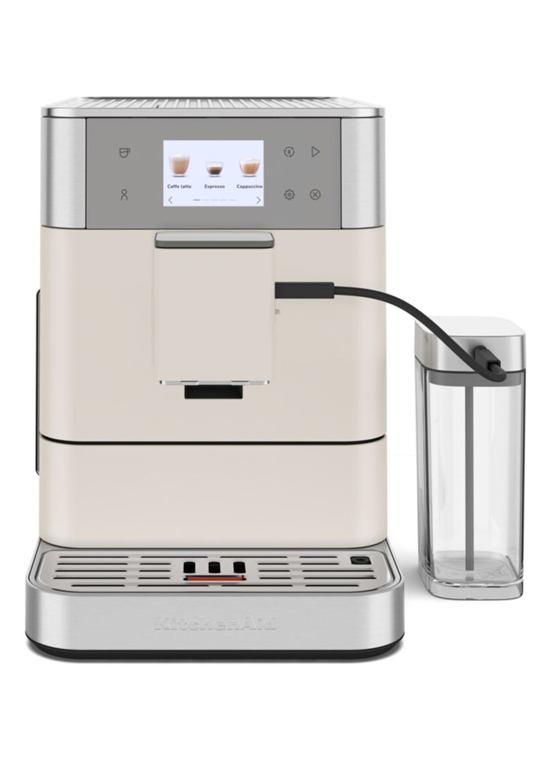 KitchenAid Volautomatische espressomachine - achterkant 8 wit