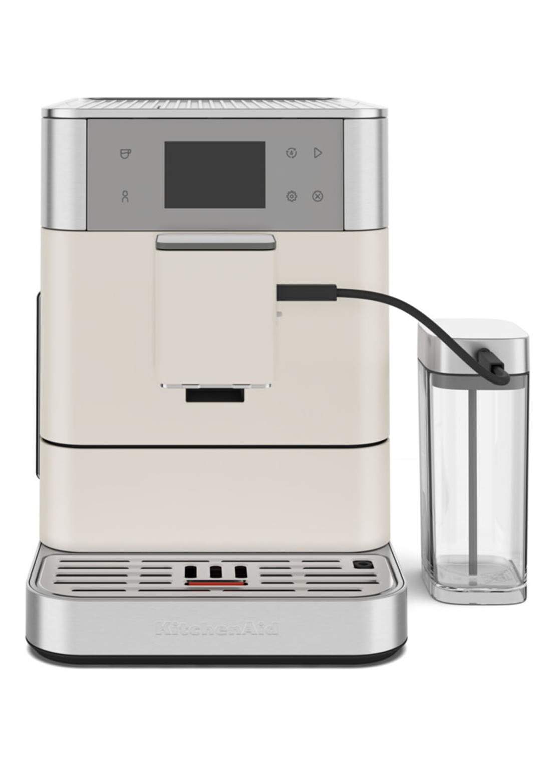 KitchenAid Volautomatische espressomachine - voorkant wit