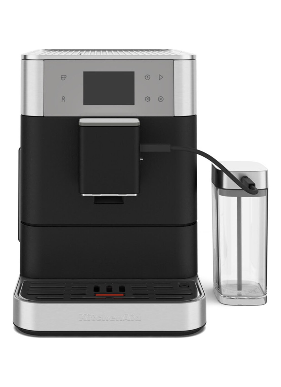 KitchenAid Volautomatische espressomachine - voorkant zwart