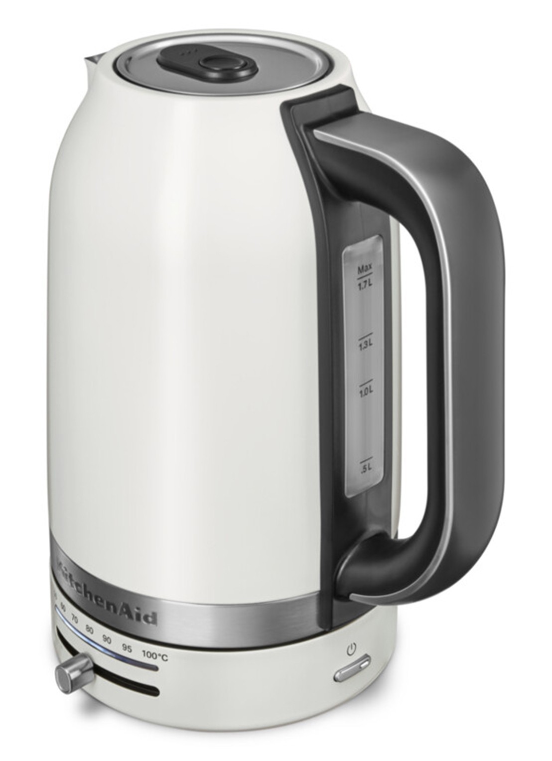 KitchenAid Waterkoker met temperatuurregeling 1,7 liter - voorkant 2 wit