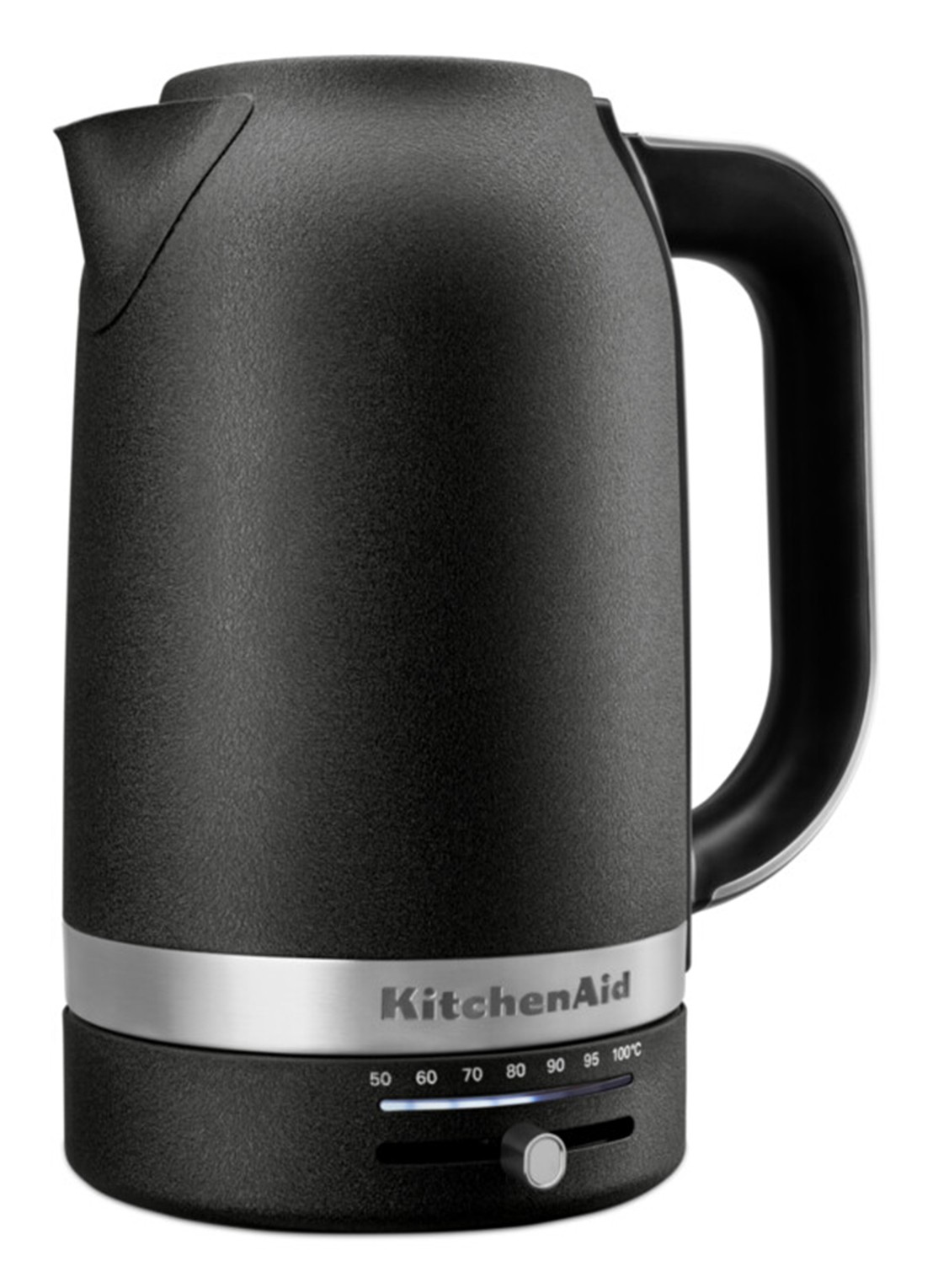 KitchenAid Waterkoker met temperatuurregeling 1,7 liter - voorkant 2 zwart
