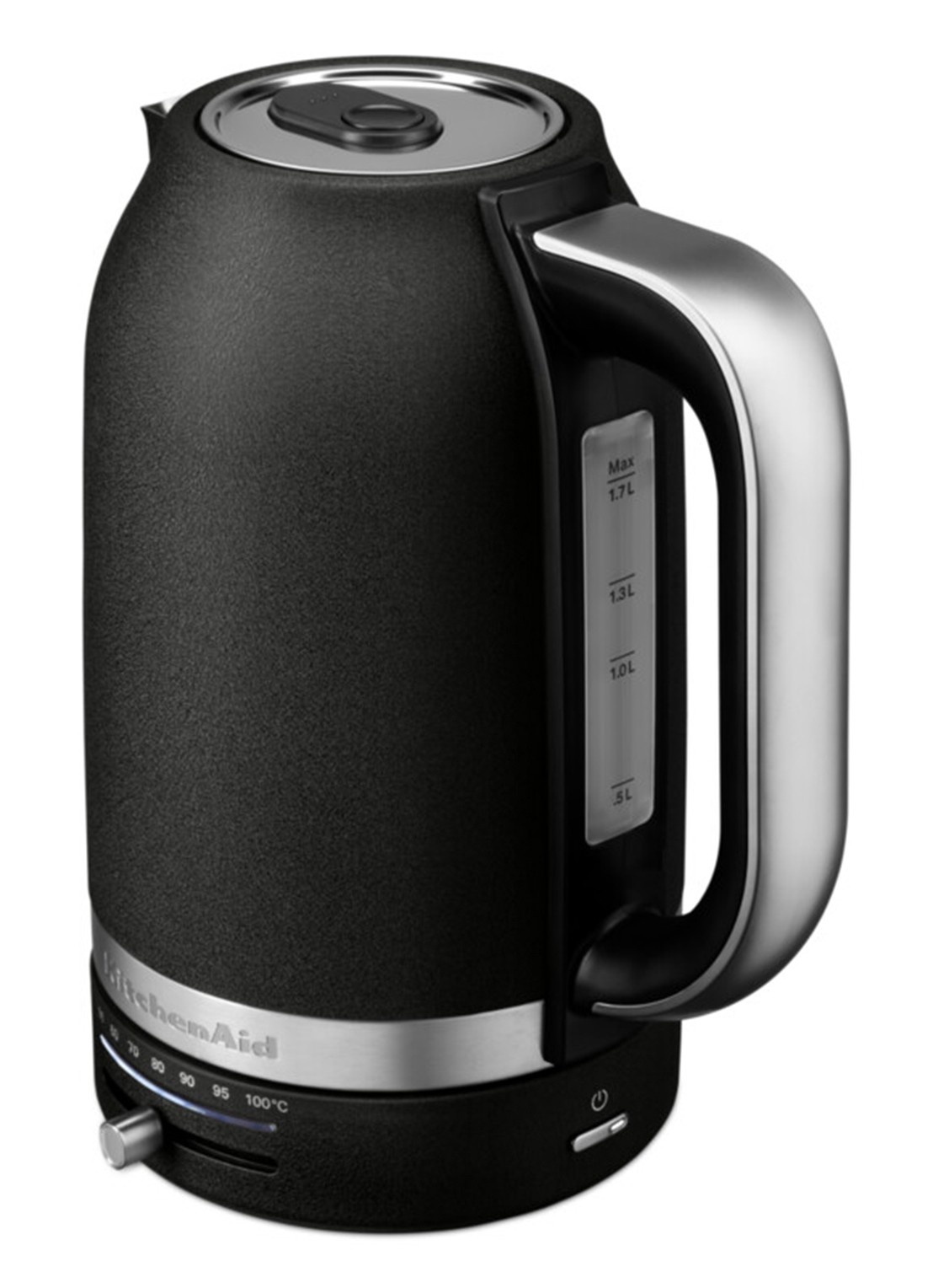 KitchenAid Waterkoker met temperatuurregeling 1,7 liter - voorkant 3 zwart
