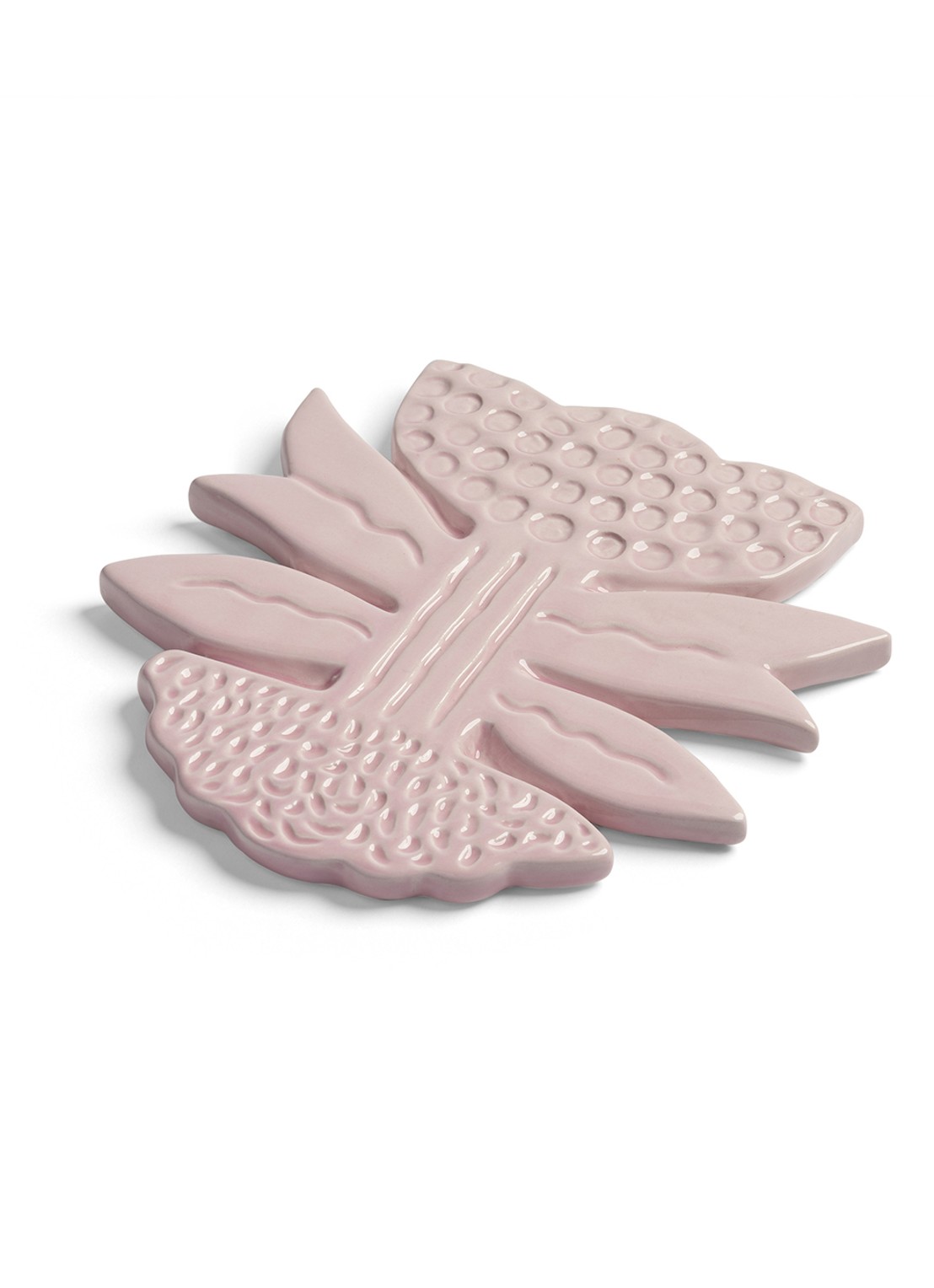 &Klevering Blume pannenonderzetter - voorkant 3 roze